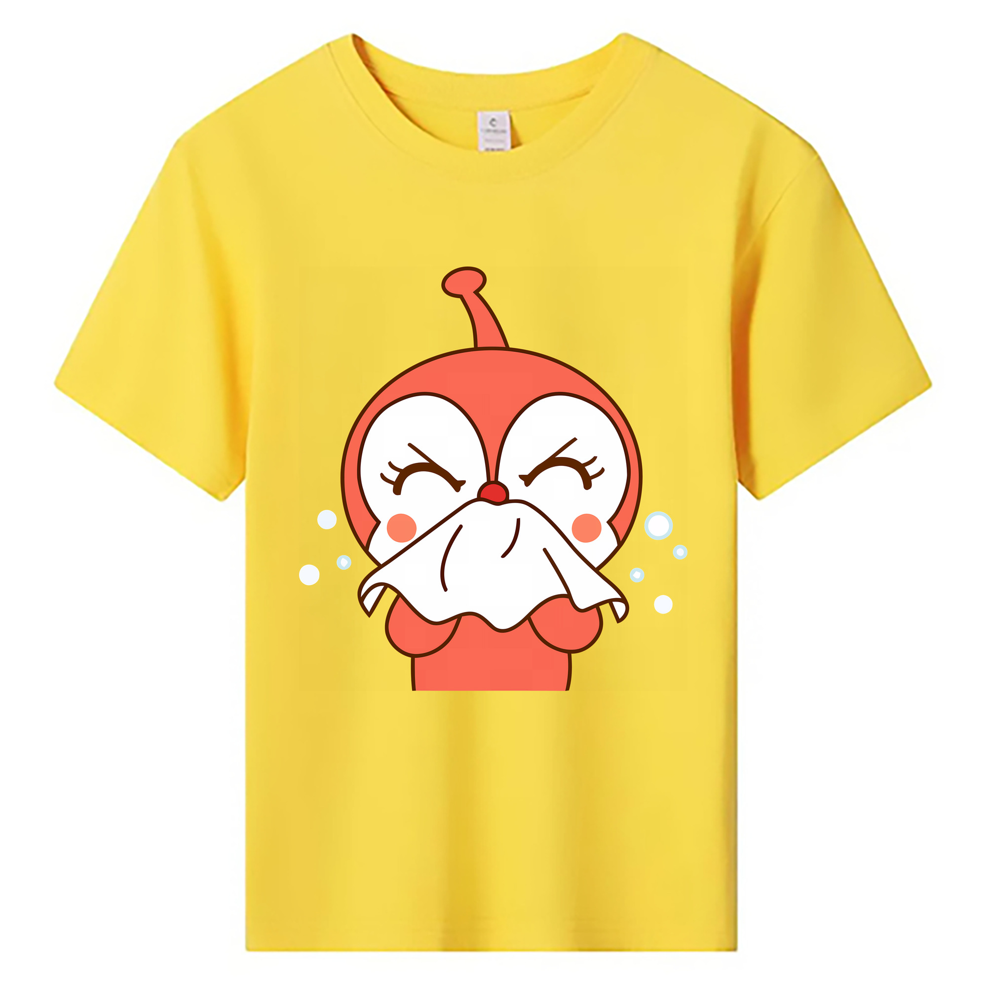 （画像用） アンパンマン Anpanman 綿100％キッズTシャツ（フロントプリント）