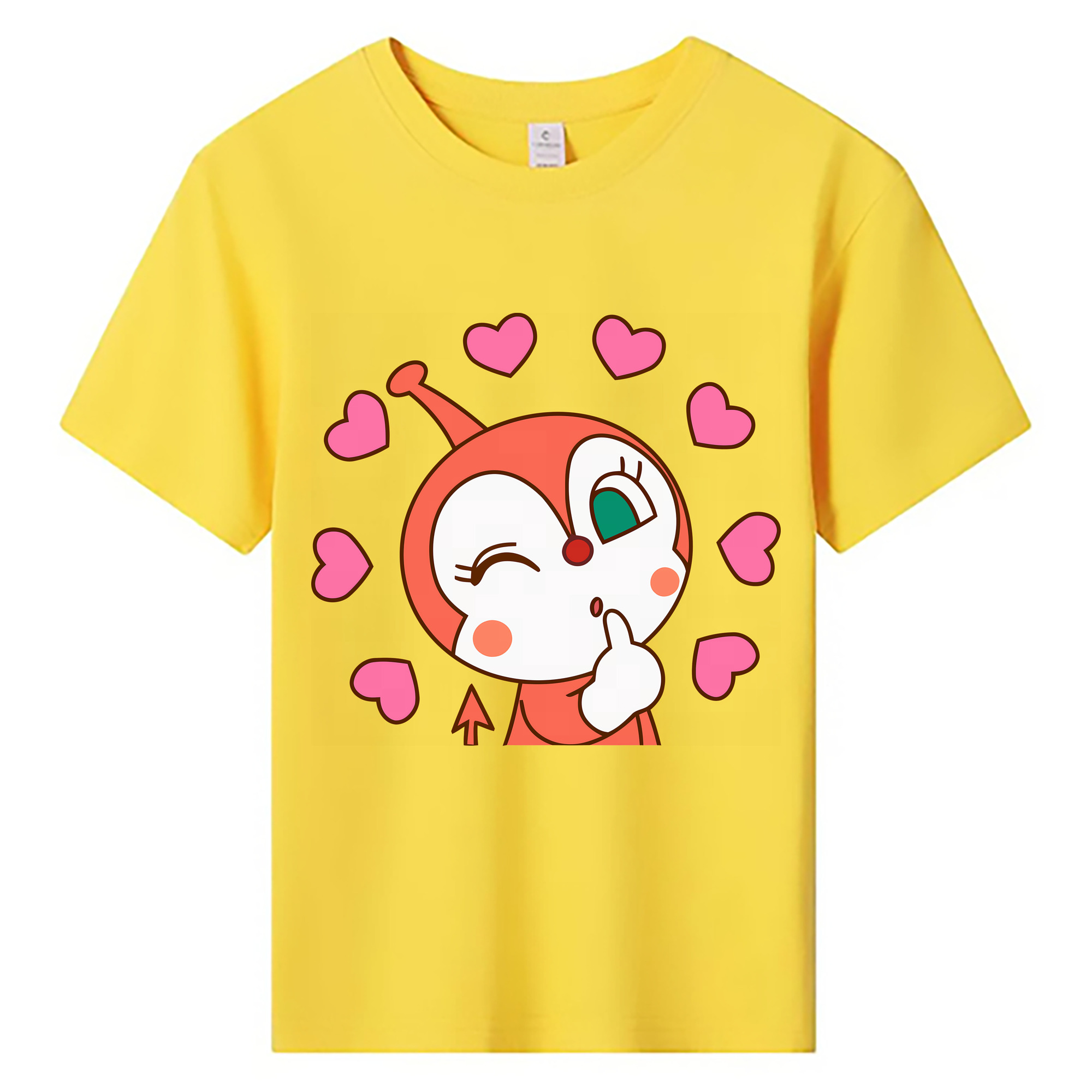 （画像用） アンパンマン Anpanman 綿100％キッズTシャツ（フロントプリント）