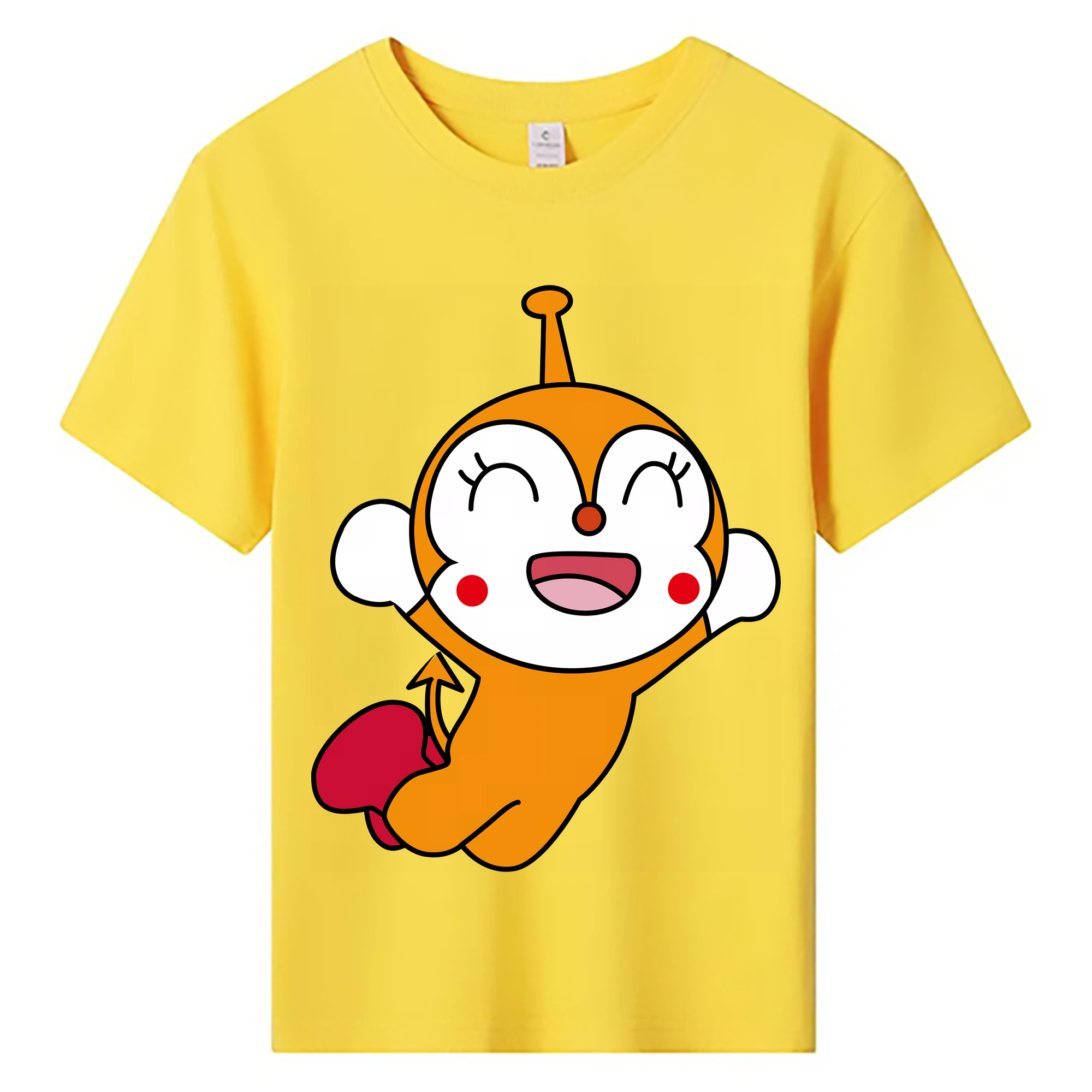 （画像用） アンパンマン Anpanman 綿100％キッズTシャツ（フロントプリント）