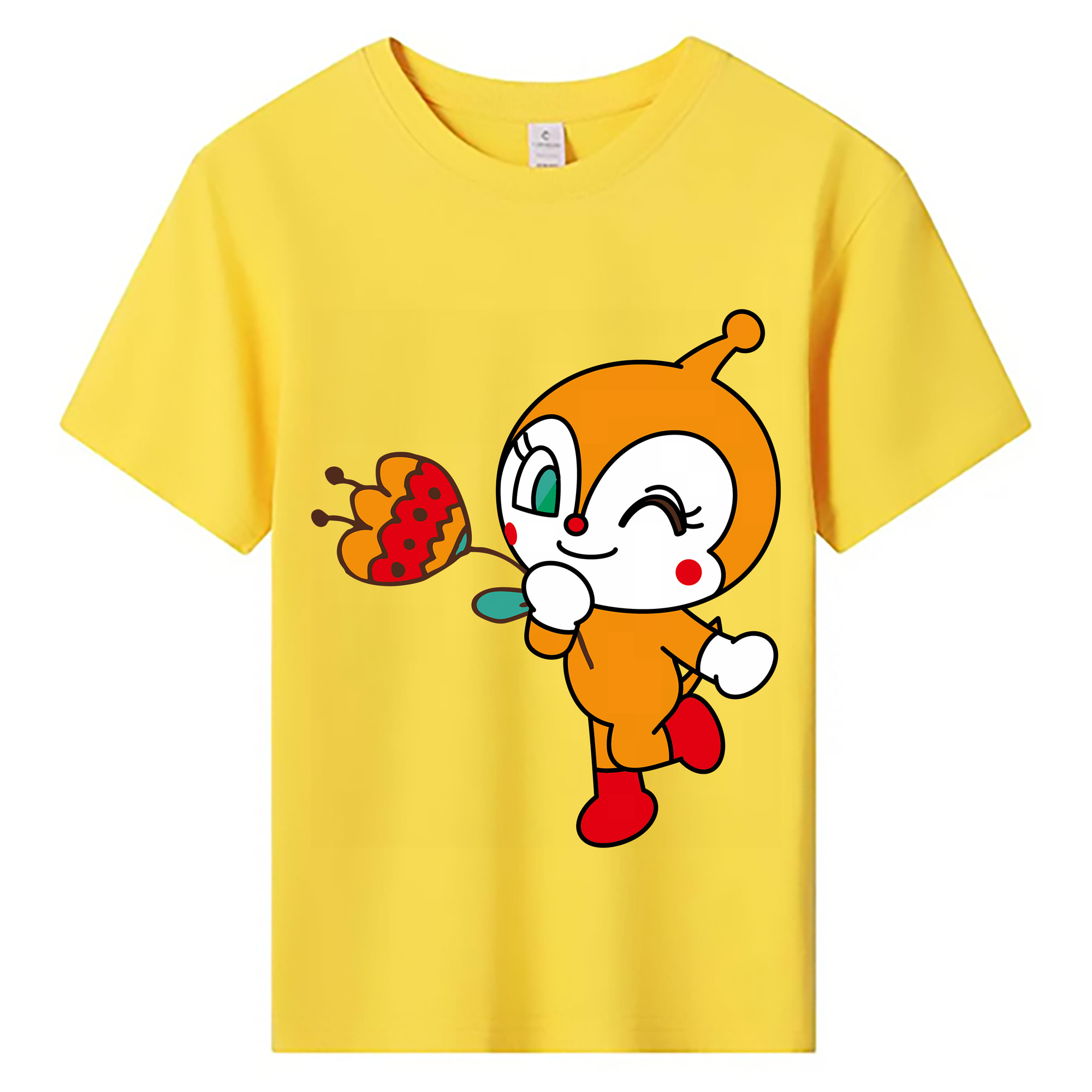 （画像用） アンパンマン Anpanman 綿100％キッズTシャツ（フロントプリント）