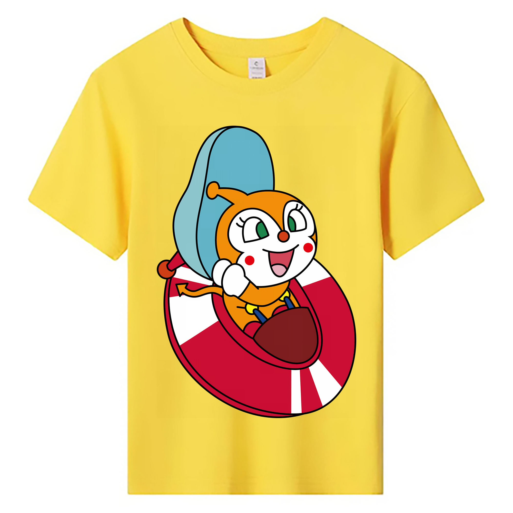 （画像用） アンパンマン Anpanman 綿100％キッズTシャツ（フロントプリント）