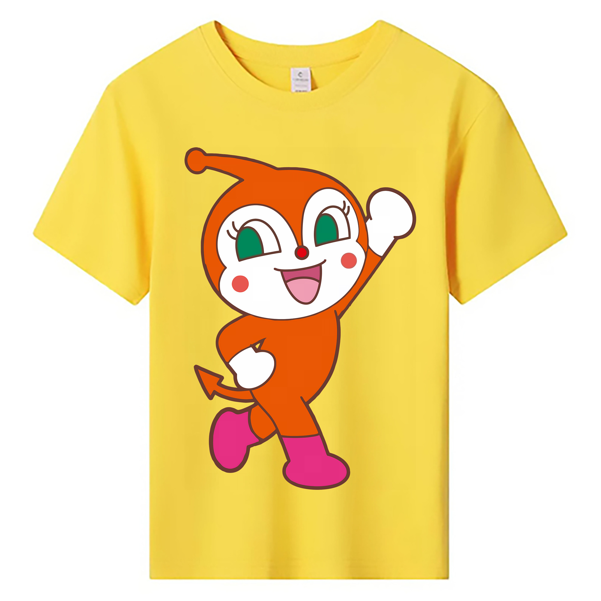（画像用） アンパンマン Anpanman 綿100％キッズTシャツ（フロントプリント）