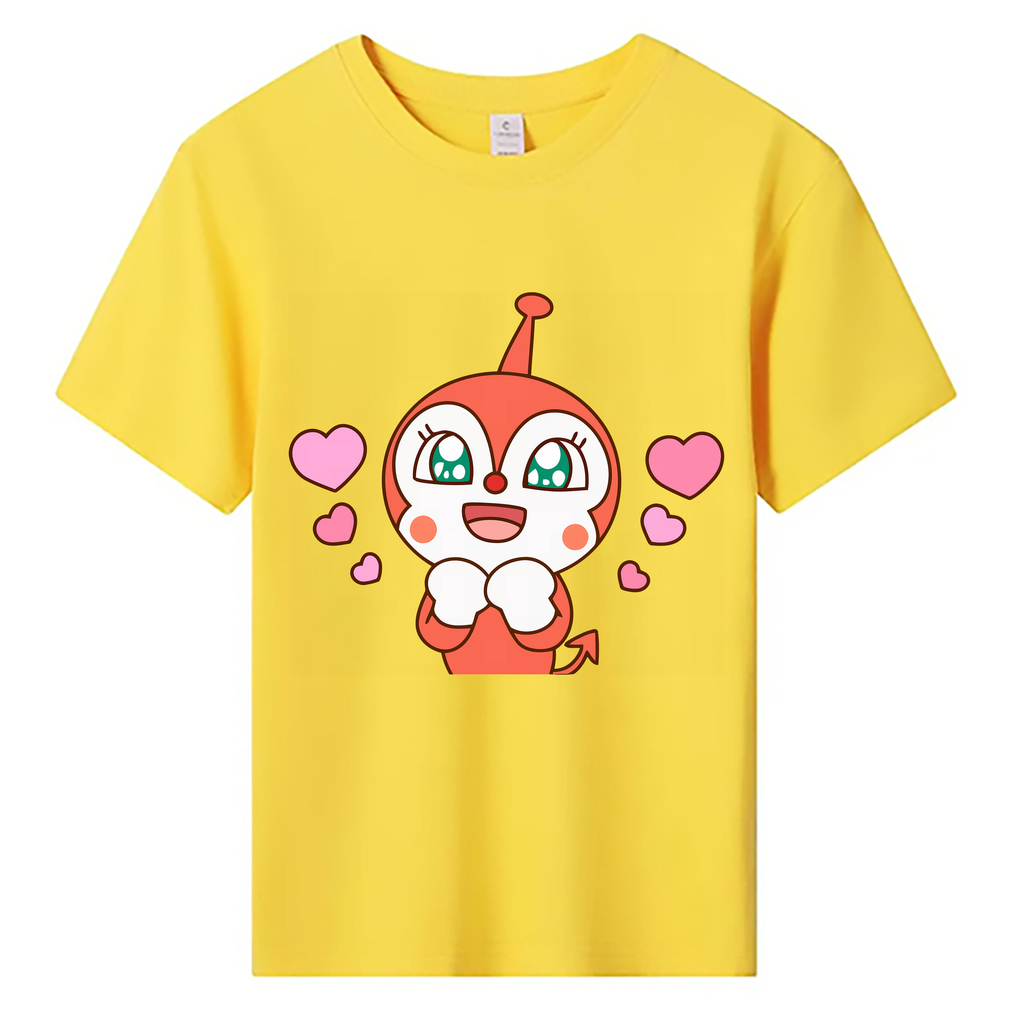 （画像用） アンパンマン Anpanman 綿100％キッズTシャツ（フロントプリント）