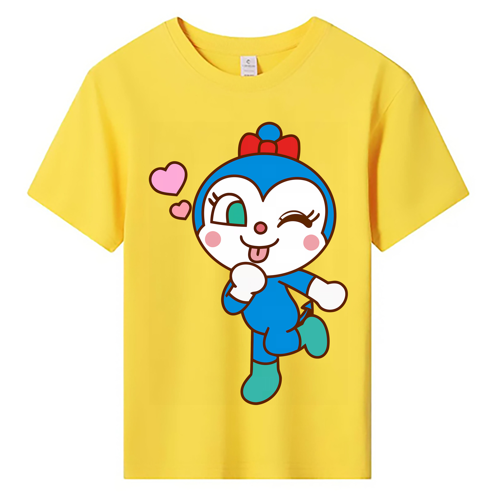 （画像用） アンパンマン Anpanman 綿100％キッズTシャツ（フロントプリント）
