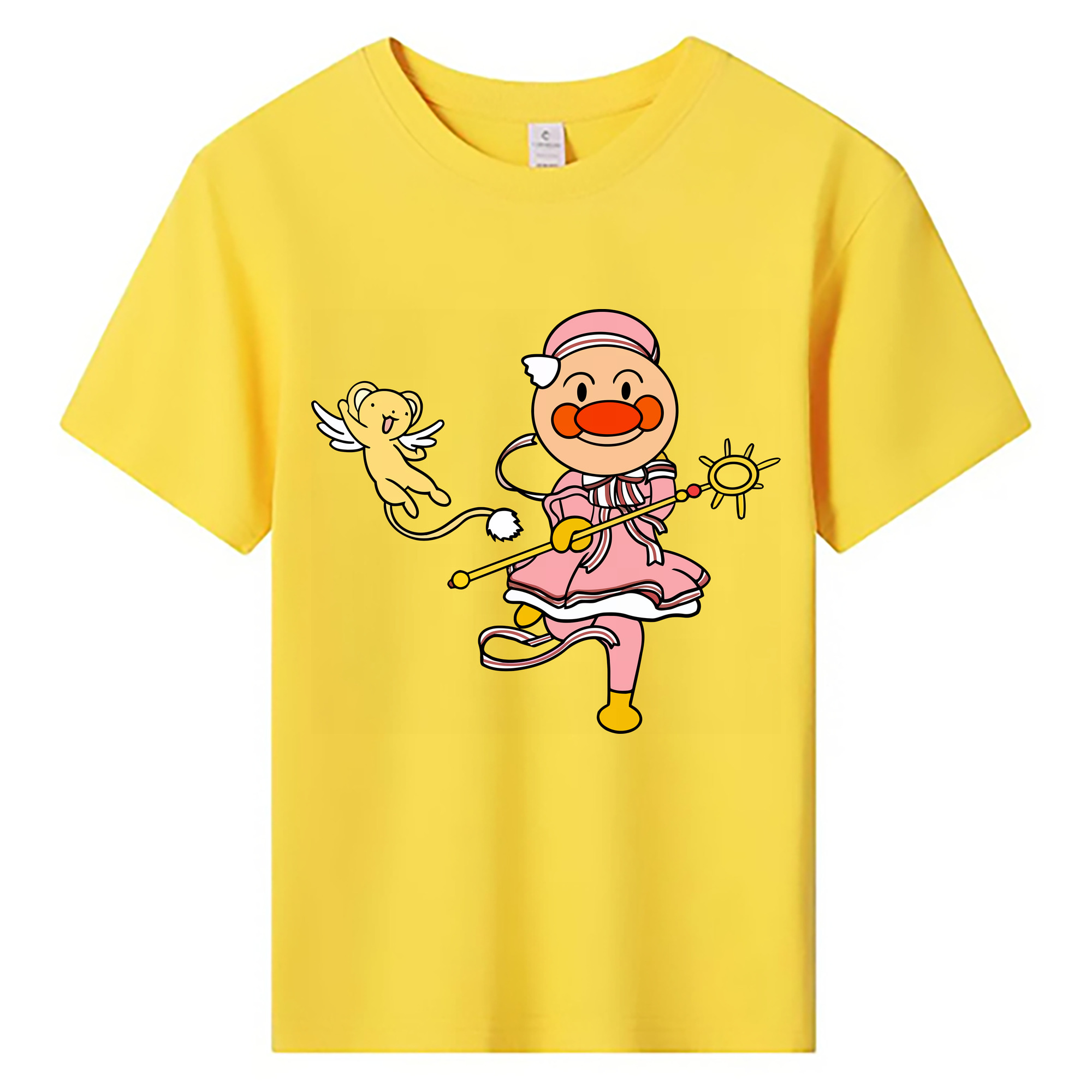 （画像用） アンパンマン Anpanman 綿100％キッズTシャツ（フロントプリント）