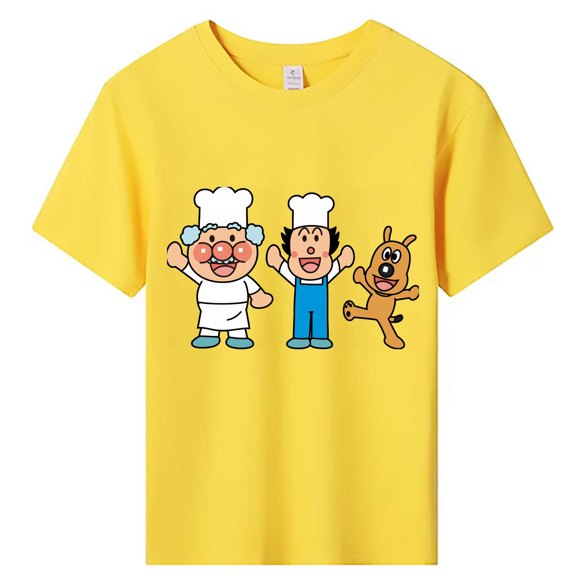 （画像用） アンパンマン Anpanman 綿100％キッズTシャツ（フロントプリント）