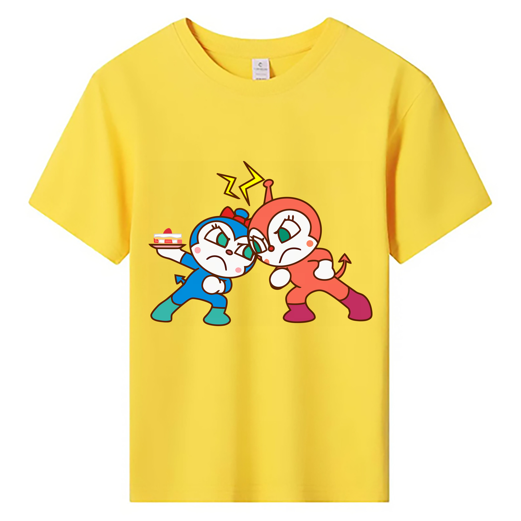 （画像用） アンパンマン Anpanman 綿100％キッズTシャツ（フロントプリント）