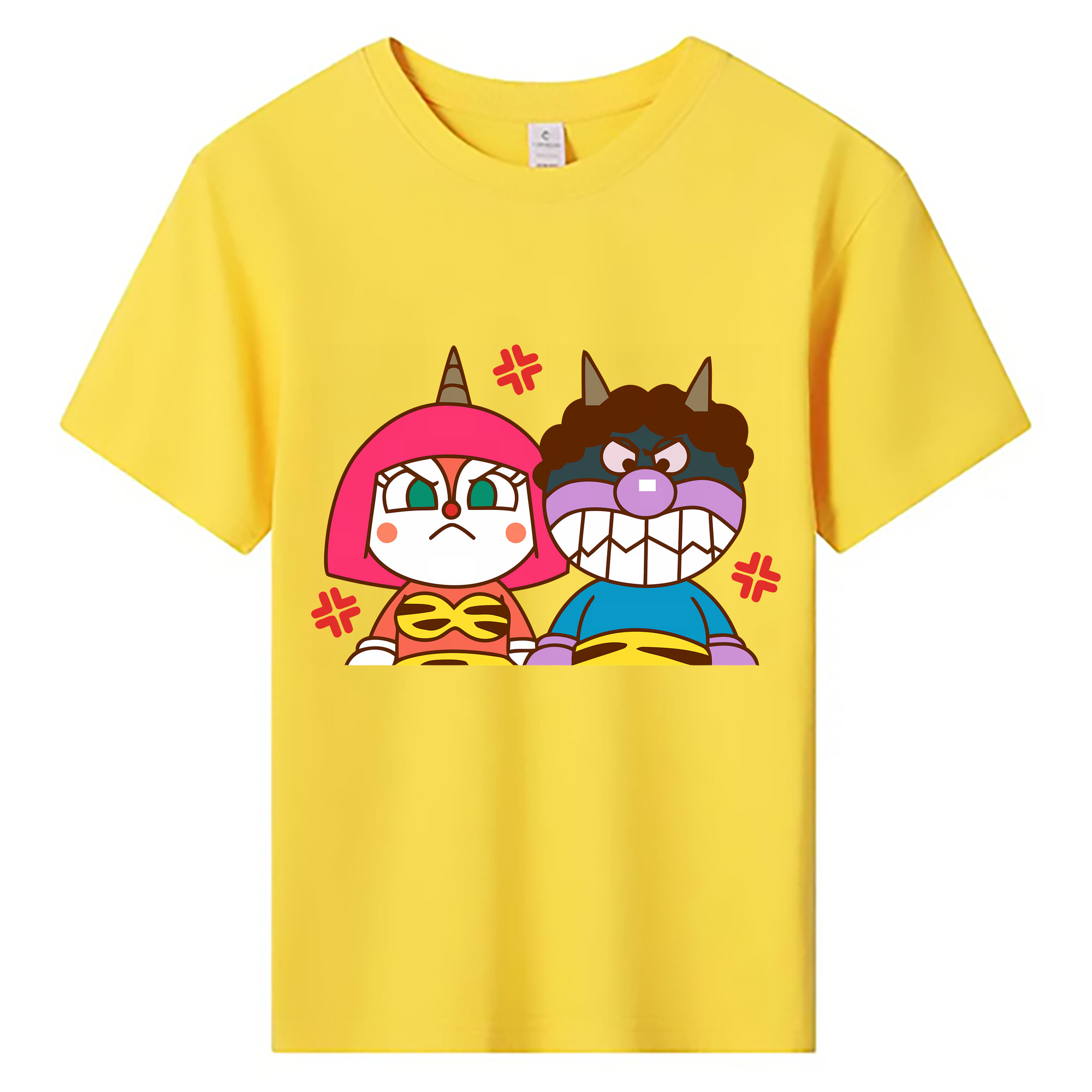 （画像用） アンパンマン Anpanman 綿100％キッズTシャツ（フロントプリント）