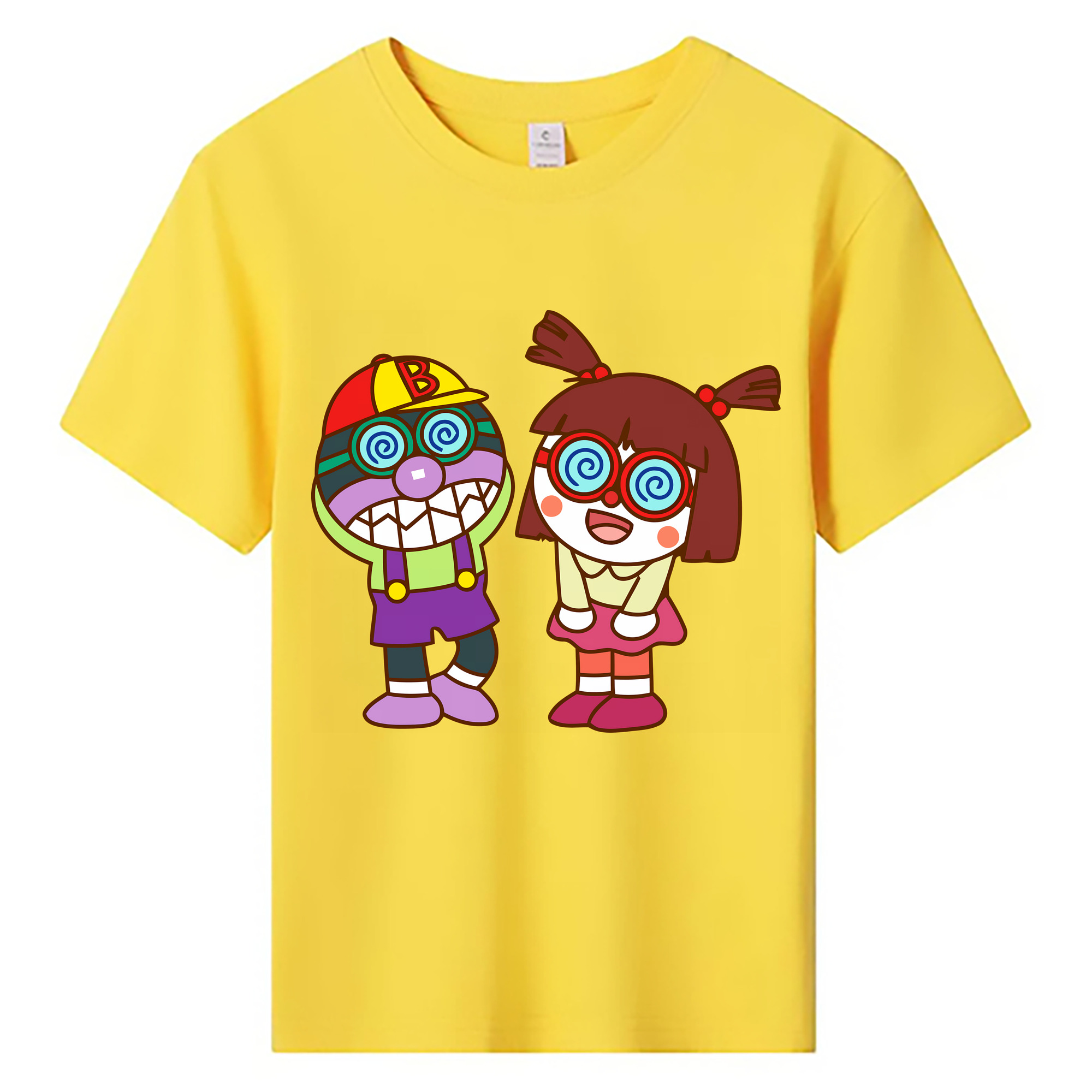 （画像用） アンパンマン Anpanman 綿100％キッズTシャツ（フロントプリント）