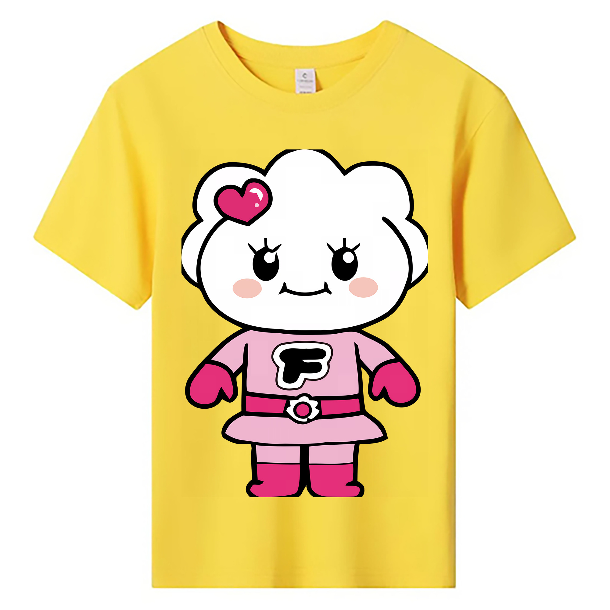 （画像用） アンパンマン Anpanman 綿100％キッズTシャツ（フロントプリント）