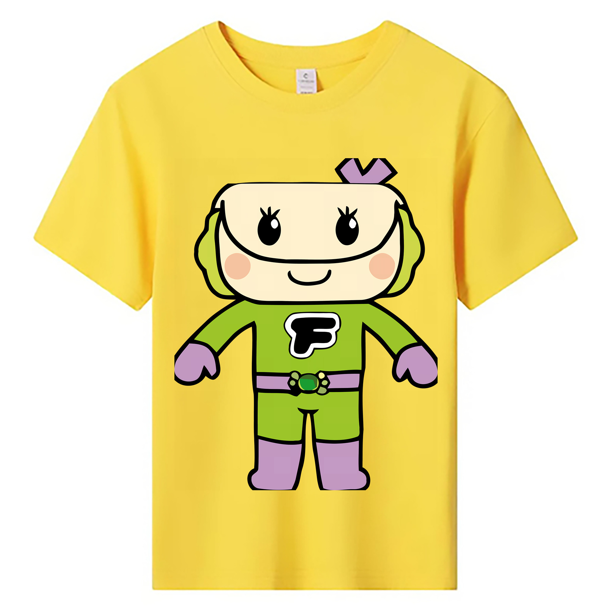 （画像用） アンパンマン Anpanman 綿100％キッズTシャツ（フロントプリント）
