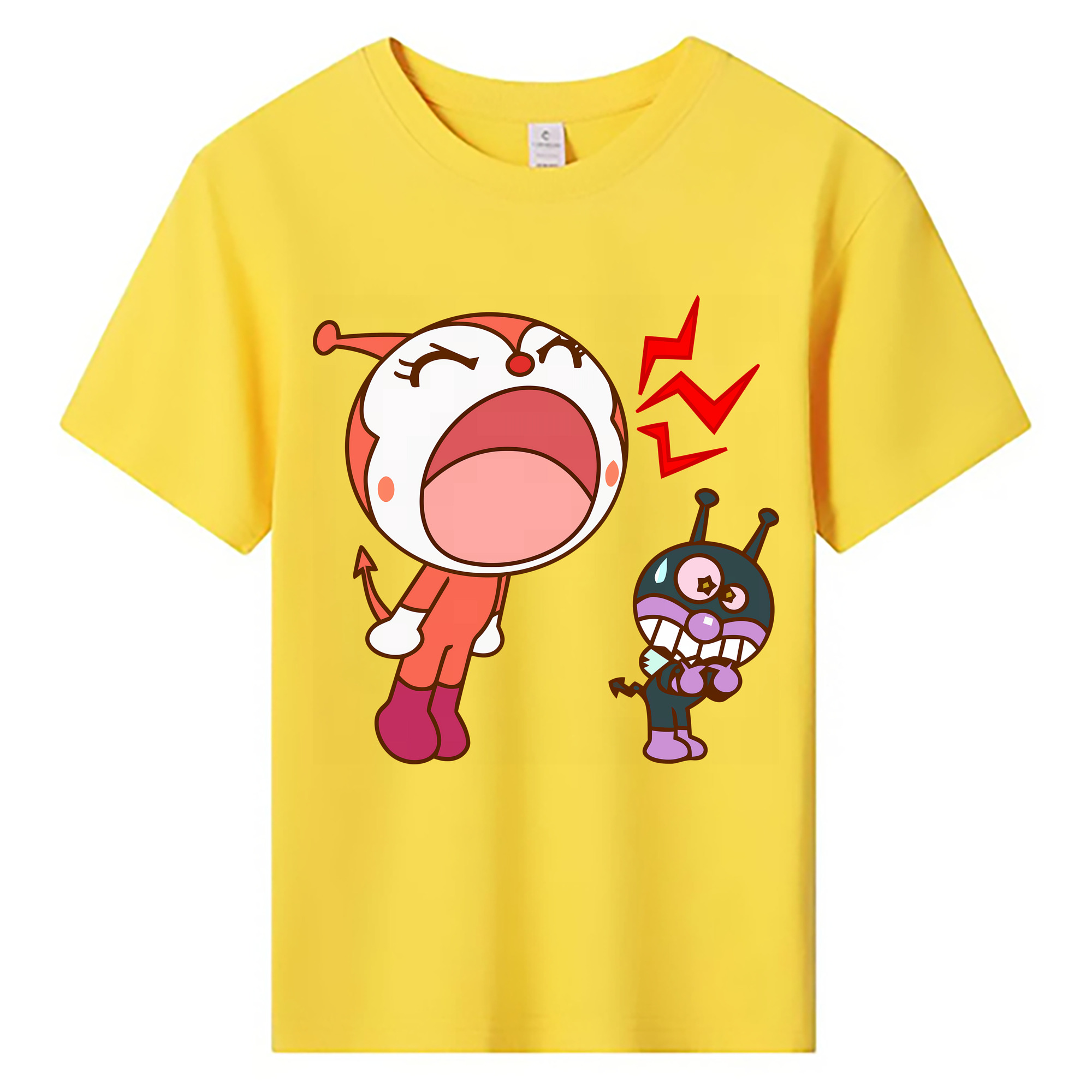 （画像用） アンパンマン Anpanman 綿100％キッズTシャツ（フロントプリント）