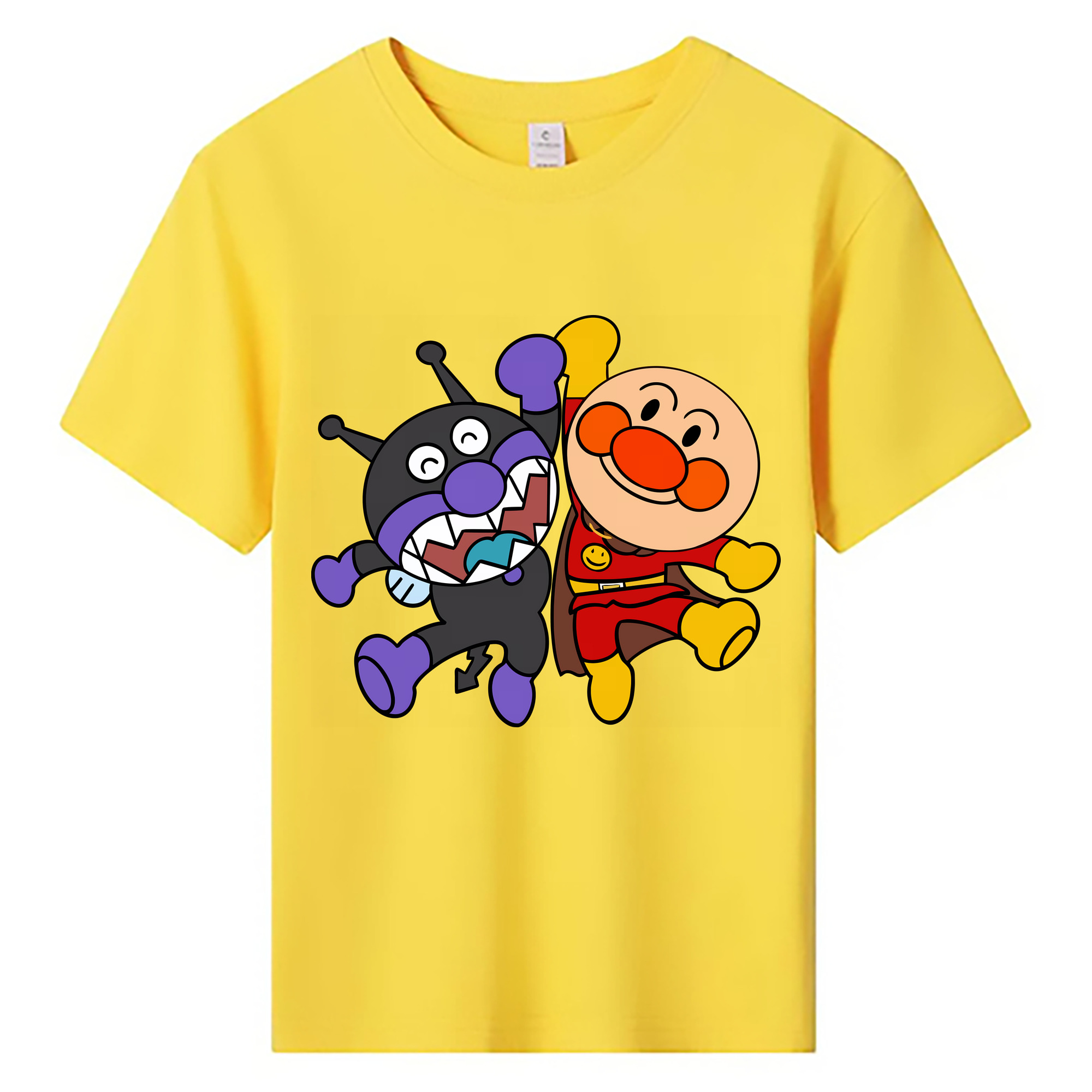 （画像用） アンパンマン Anpanman 綿100％キッズTシャツ（フロントプリント）