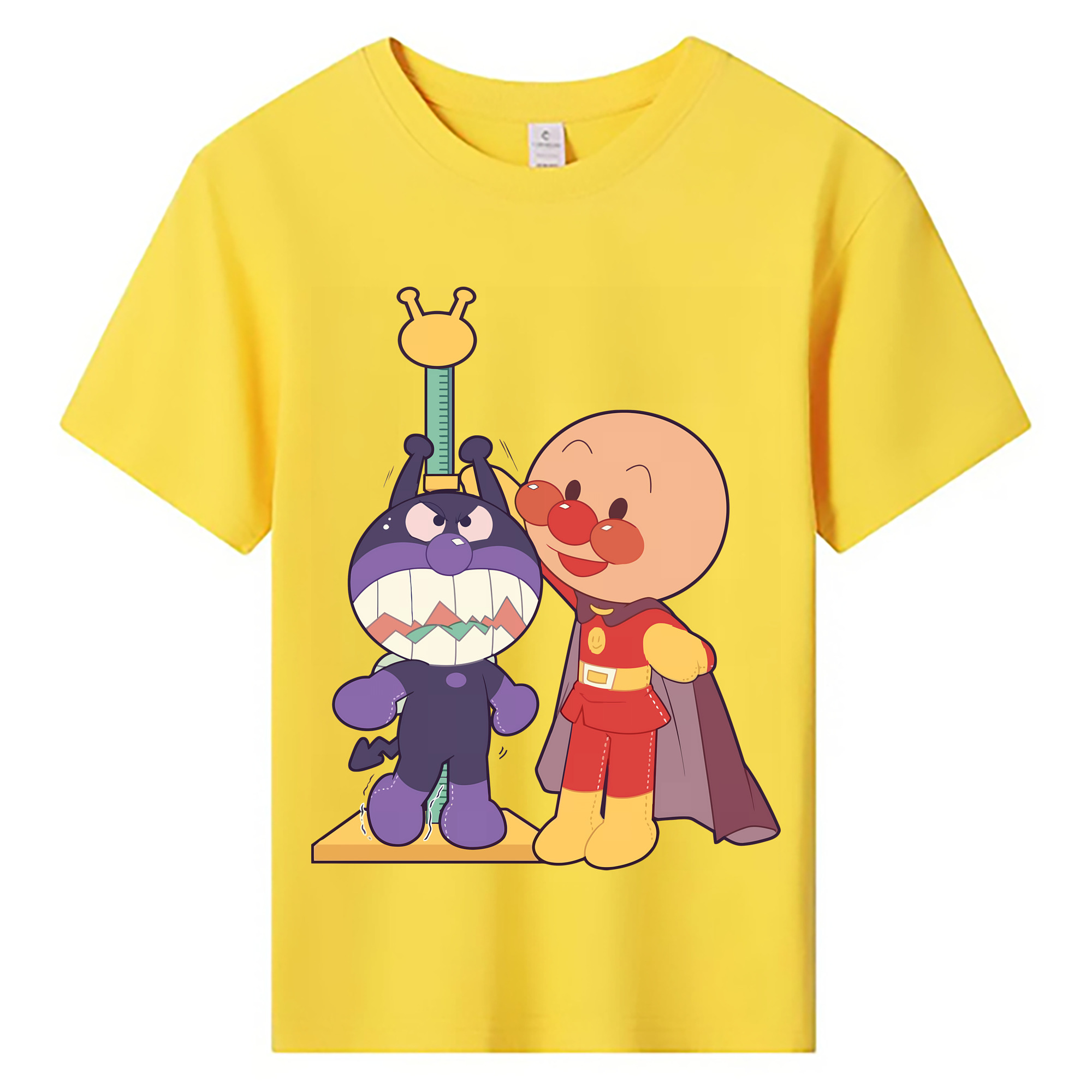 （画像用） アンパンマン Anpanman 綿100％キッズTシャツ（フロントプリント）
