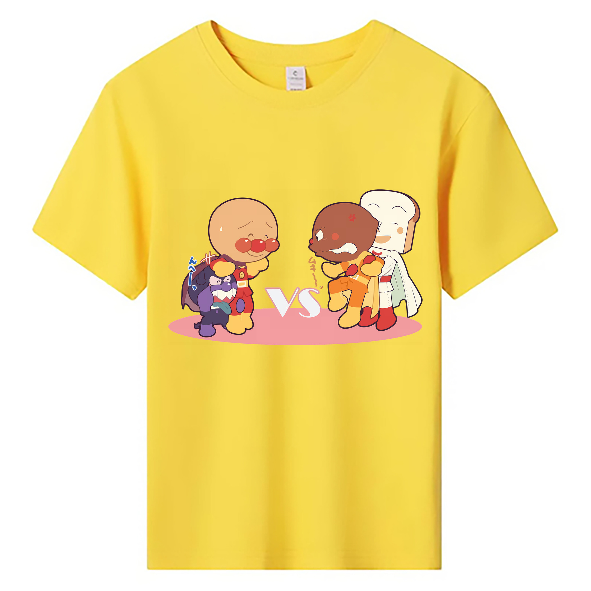 （画像用） アンパンマン Anpanman 綿100％キッズTシャツ（フロントプリント）