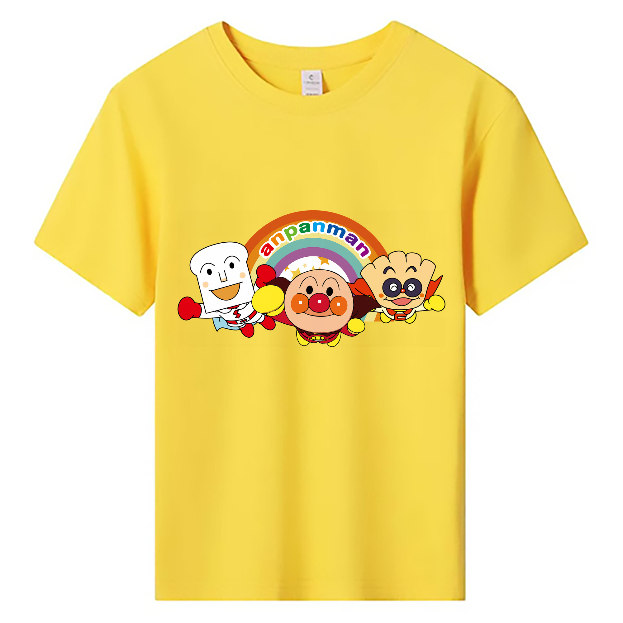 （画像用） アンパンマン Anpanman 綿100％キッズTシャツ（フロントプリント）