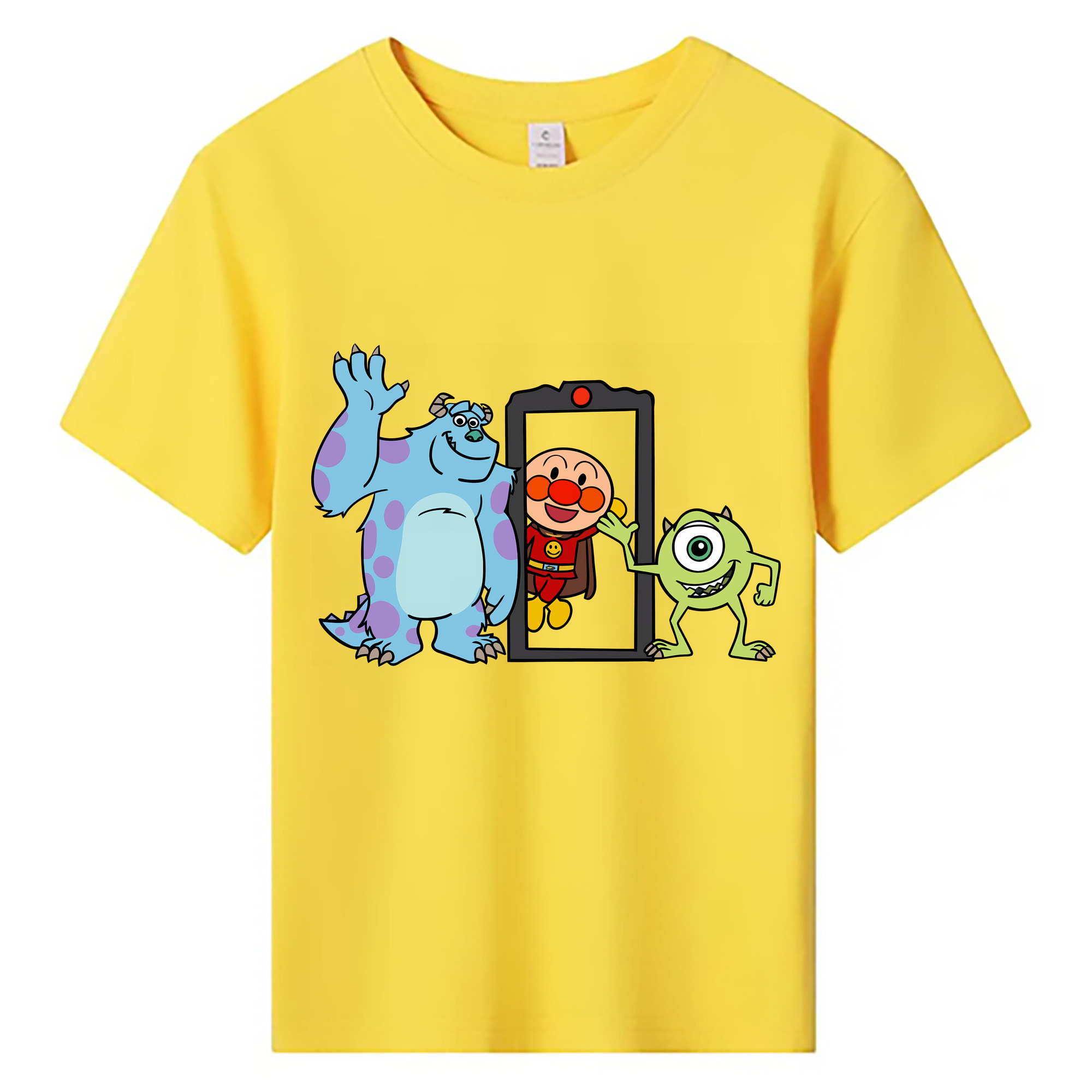 （画像用） アンパンマン Anpanman 綿100％キッズTシャツ（フロントプリント）