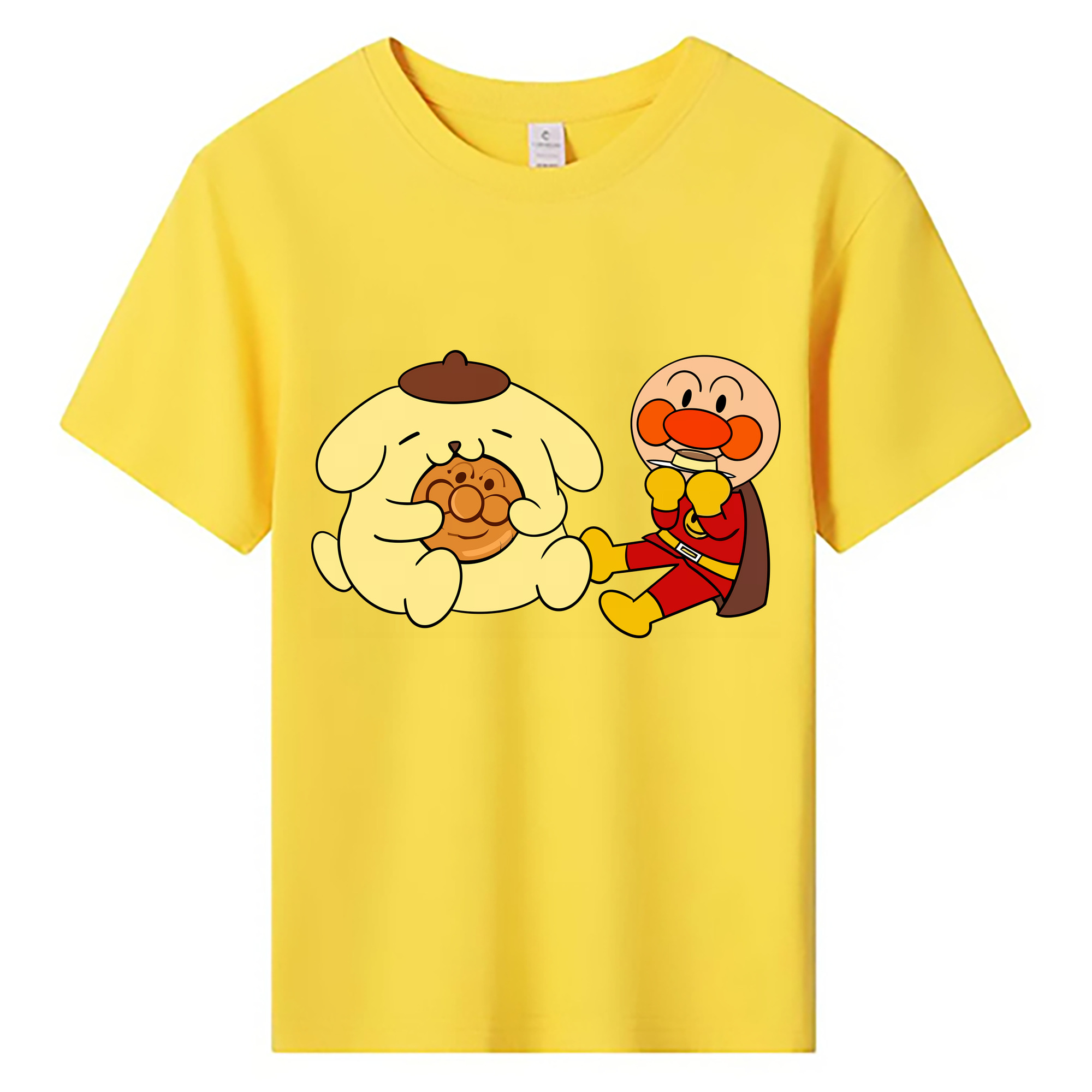 （画像用） アンパンマン Anpanman 綿100％キッズTシャツ（フロントプリント）