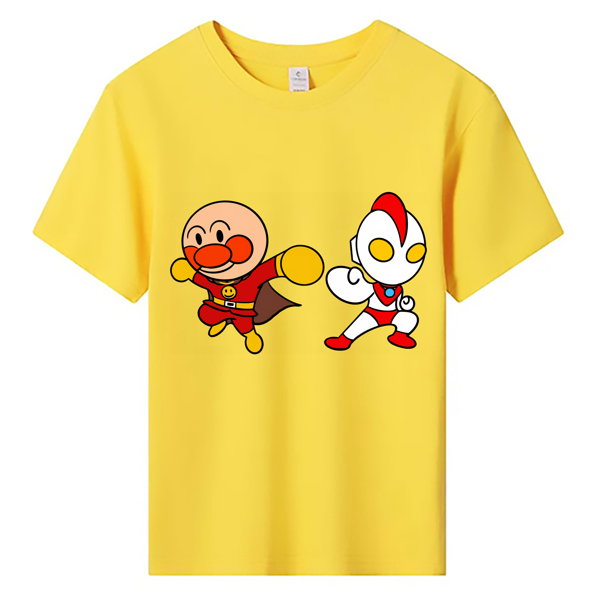 （画像用） アンパンマン Anpanman 綿100％キッズTシャツ（フロントプリント）