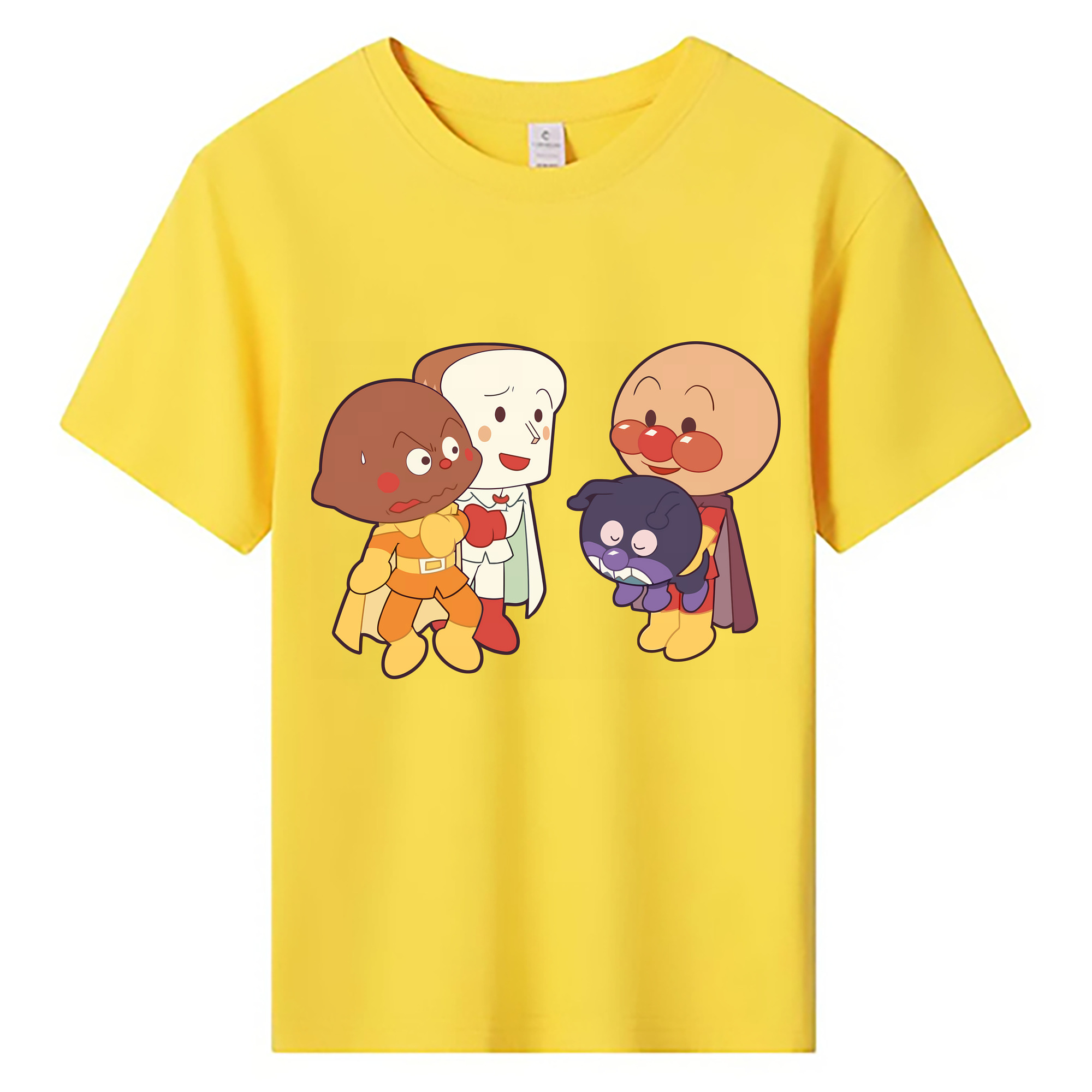 （画像用） アンパンマン Anpanman 綿100％キッズTシャツ（フロントプリント）