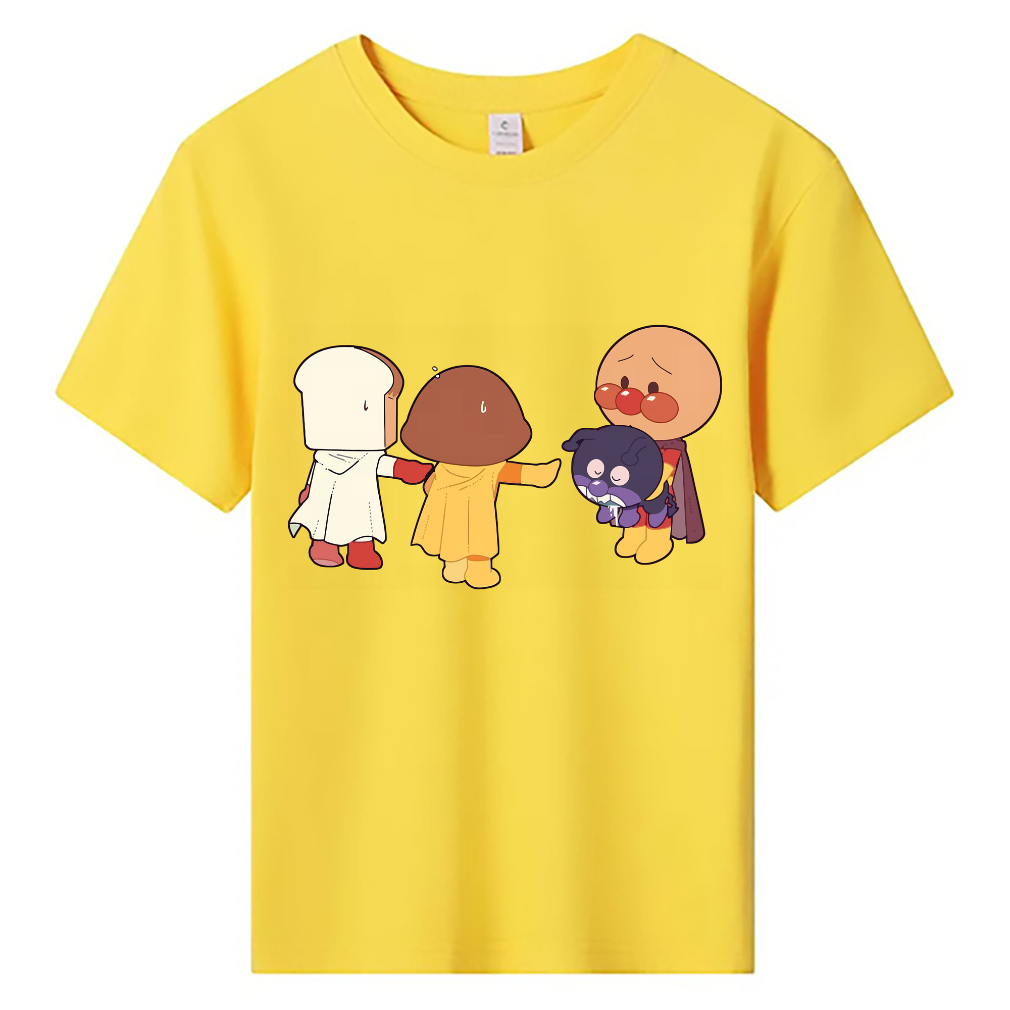 （画像用） アンパンマン Anpanman 綿100％キッズTシャツ（フロントプリント）