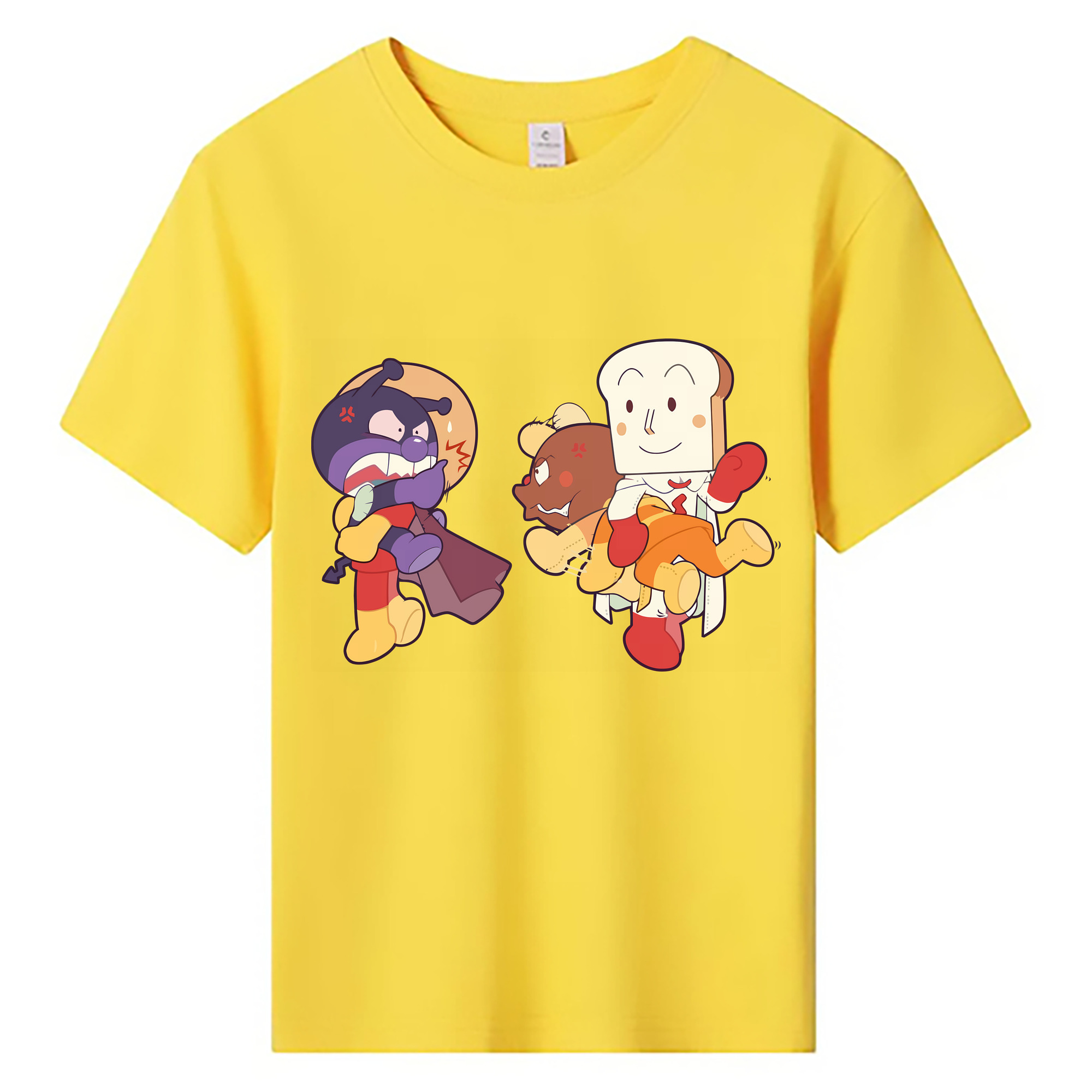 （画像用） アンパンマン Anpanman 綿100％キッズTシャツ（フロントプリント）