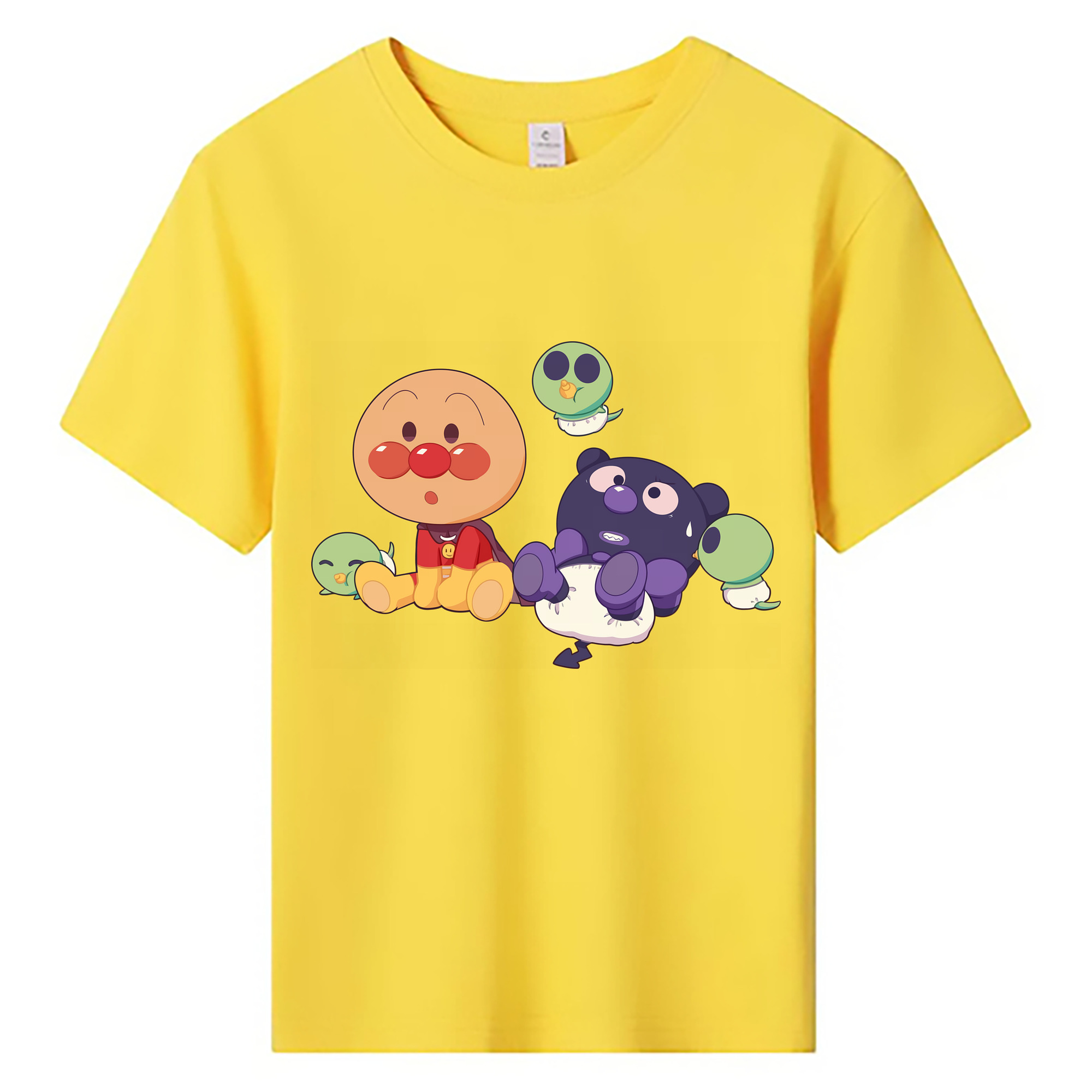 （画像用） アンパンマン Anpanman 綿100％キッズTシャツ（フロントプリント）