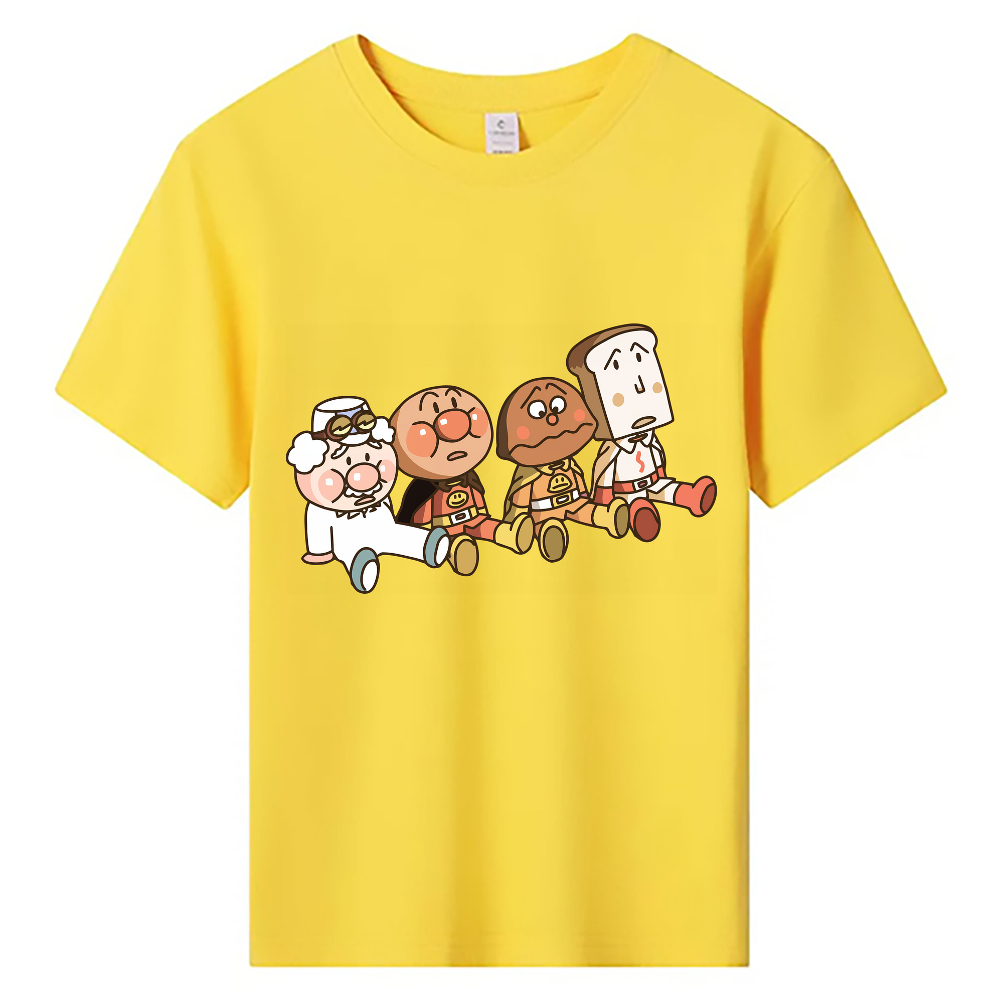 （画像用） アンパンマン Anpanman 綿100％キッズTシャツ（フロントプリント）