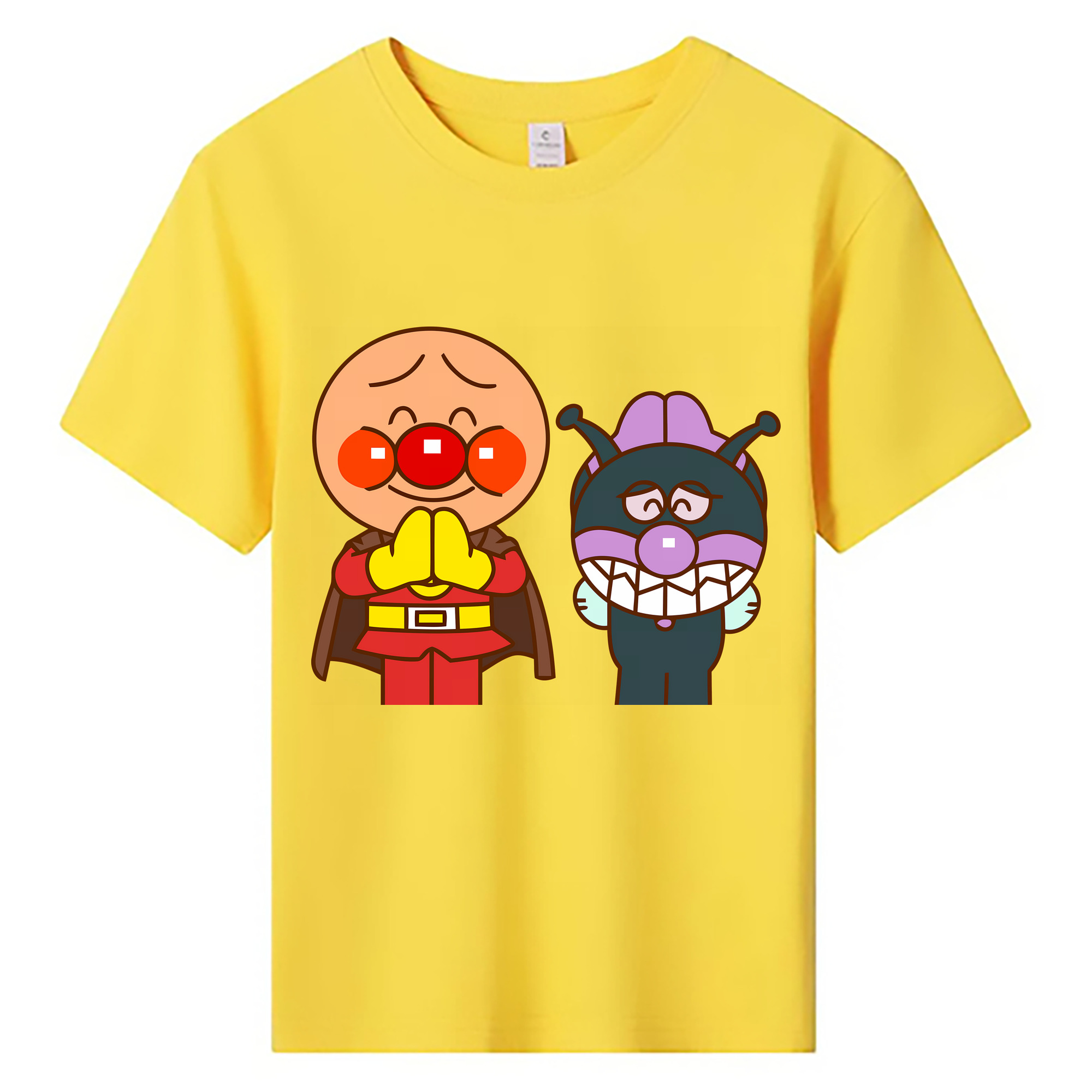 （画像用） アンパンマン Anpanman 綿100％キッズTシャツ（フロントプリント）