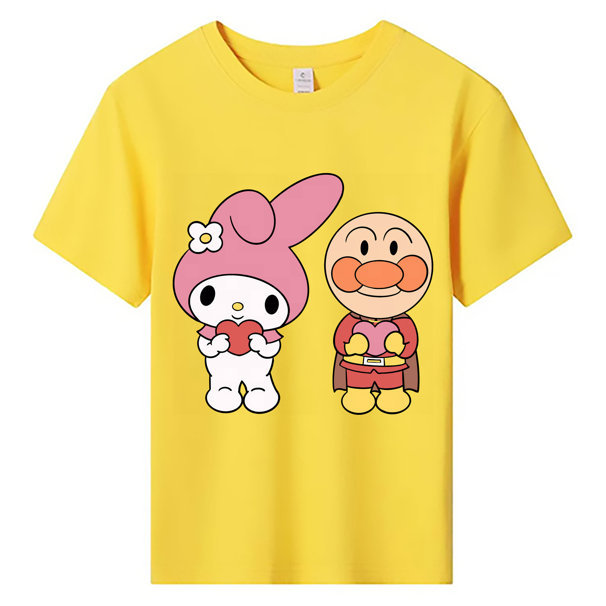 （画像用） アンパンマン Anpanman 綿100％キッズTシャツ（フロントプリント）