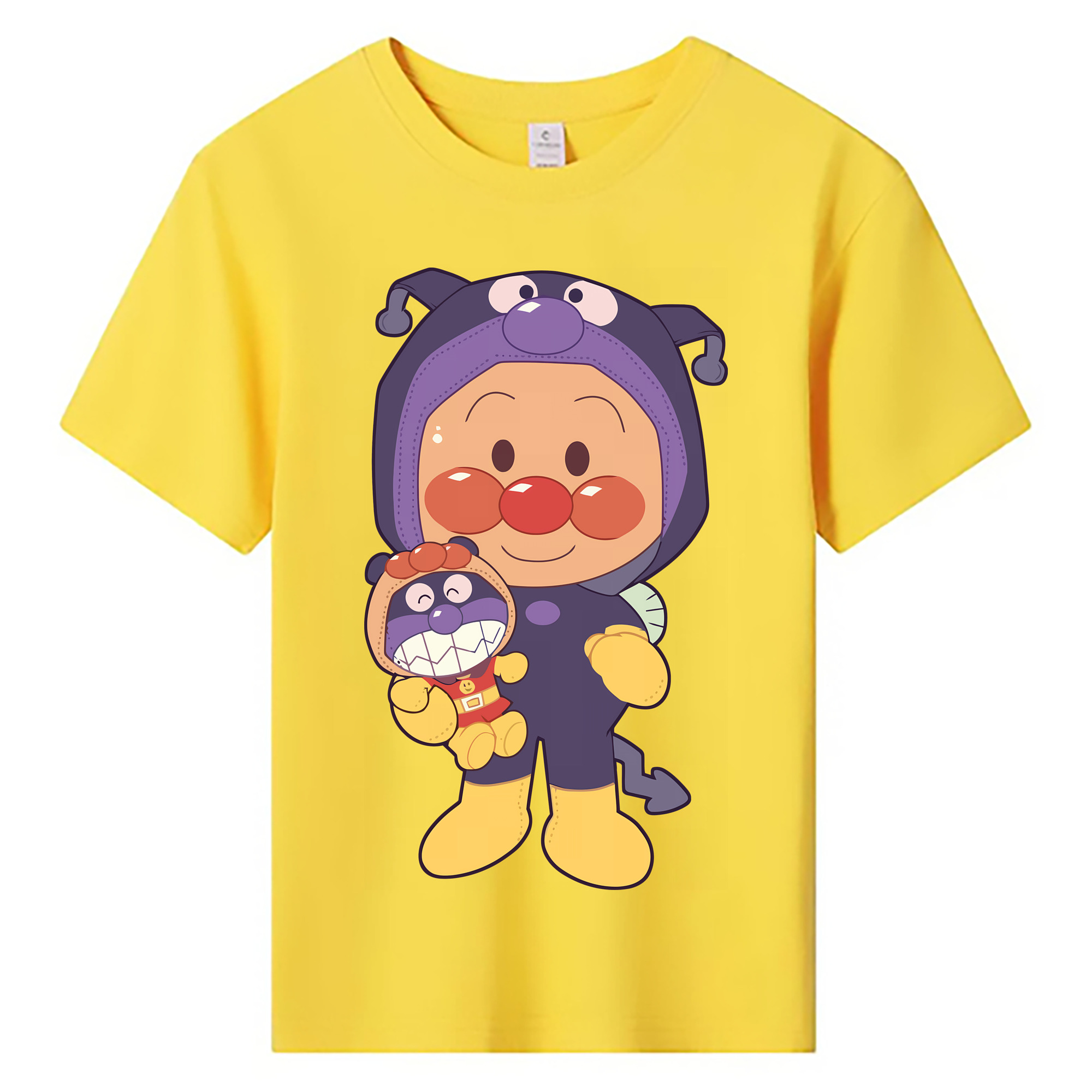 （画像用） アンパンマン Anpanman 綿100％キッズTシャツ（フロントプリント）