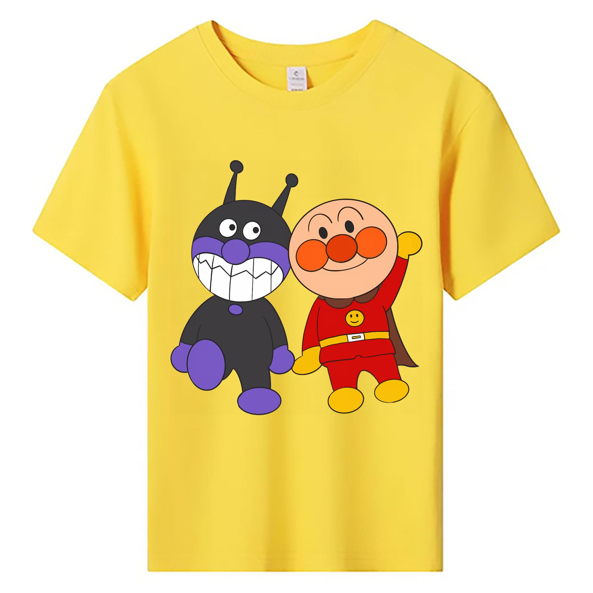 （画像用） アンパンマン Anpanman 綿100％キッズTシャツ（フロントプリント）
