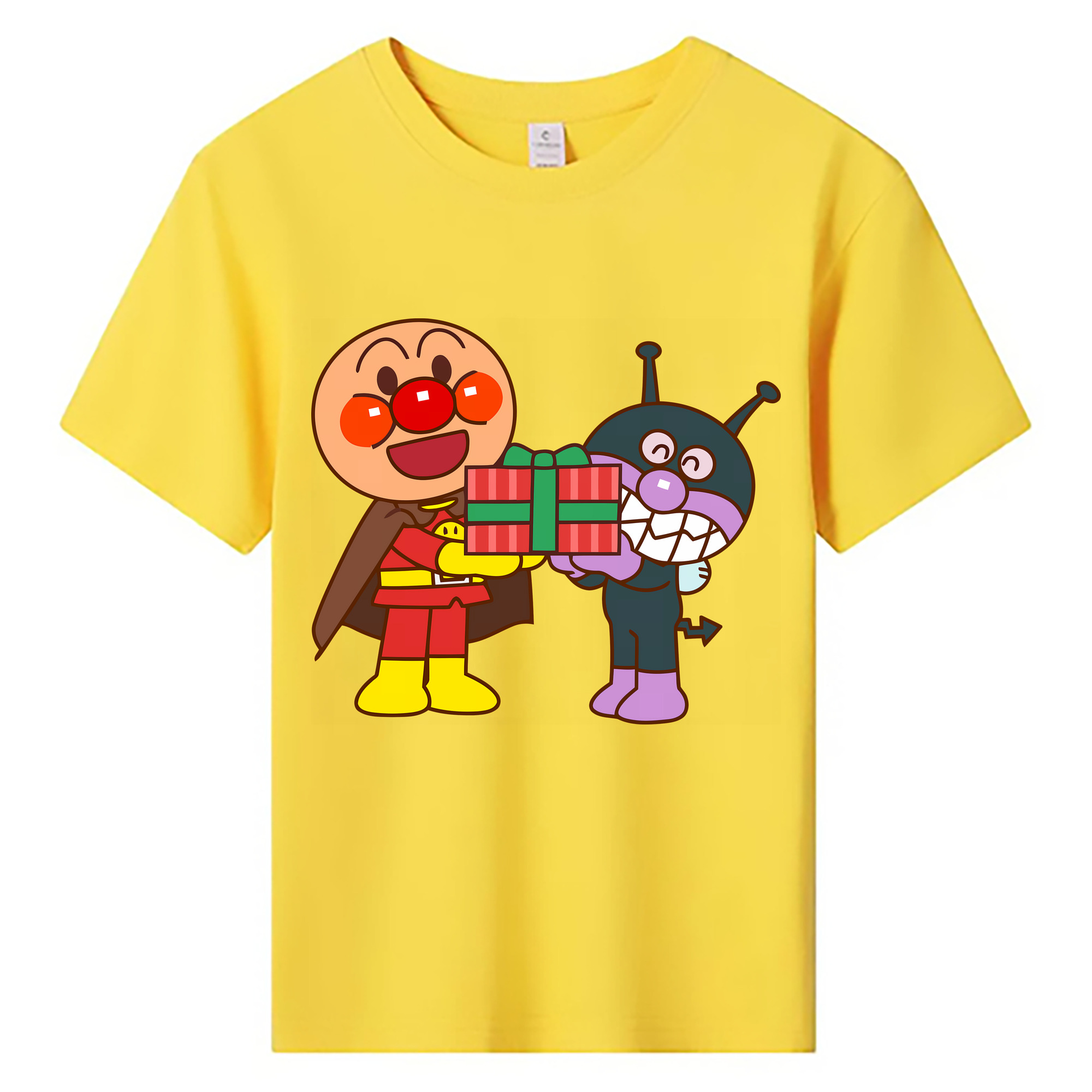 （画像用） アンパンマン Anpanman 綿100％キッズTシャツ（フロントプリント）