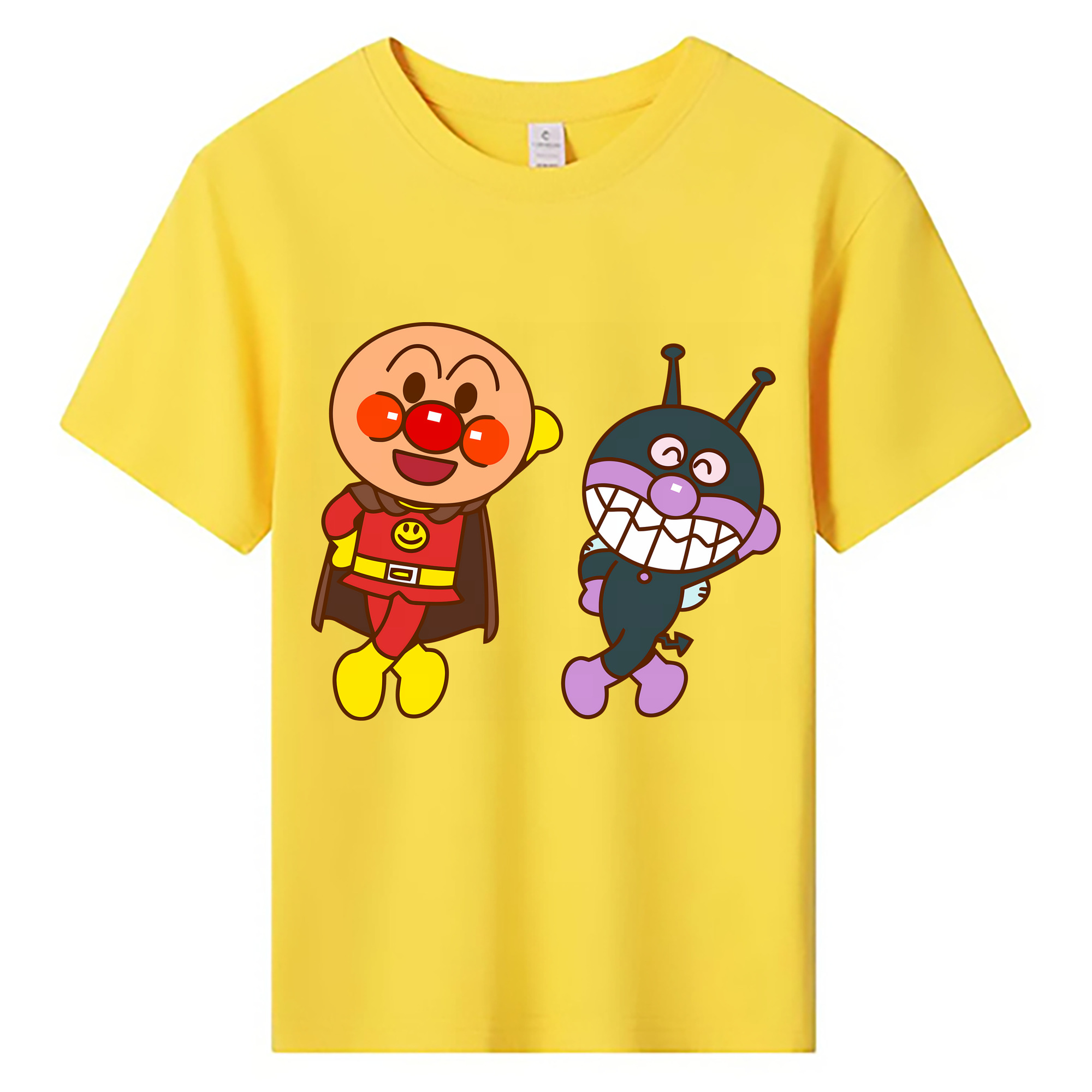 （画像用） アンパンマン Anpanman 綿100％キッズTシャツ（フロントプリント）