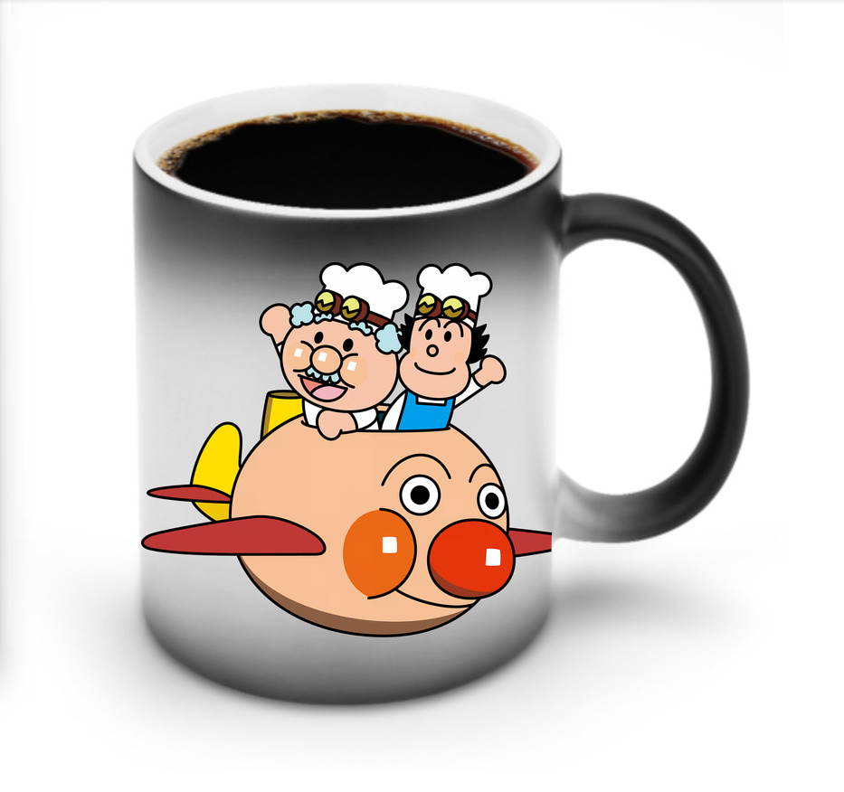 （画像用） アンパンマン Anpanman 温度変色マグカップ