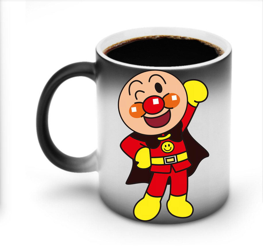 （画像用） アンパンマン Anpanman 温度変色マグカップ