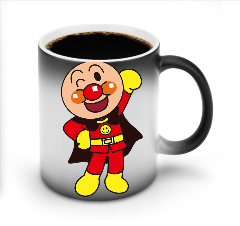 （画像用） アンパンマン Anpanman 温度変色マグカップ