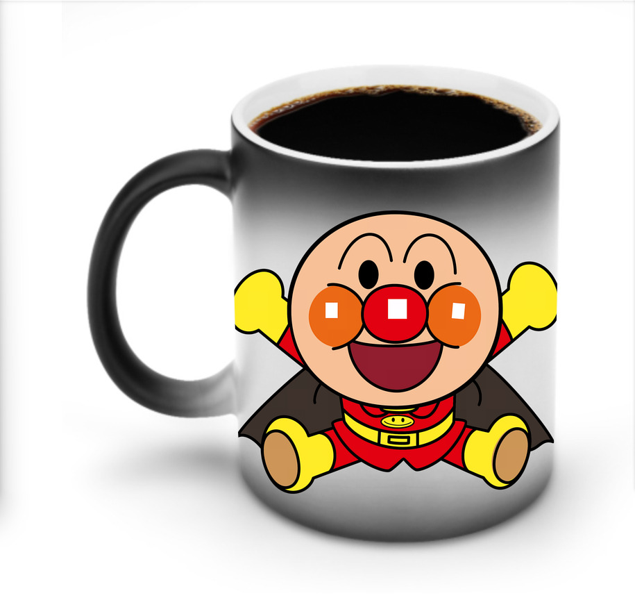 （画像用） アンパンマン Anpanman 温度変色マグカップ