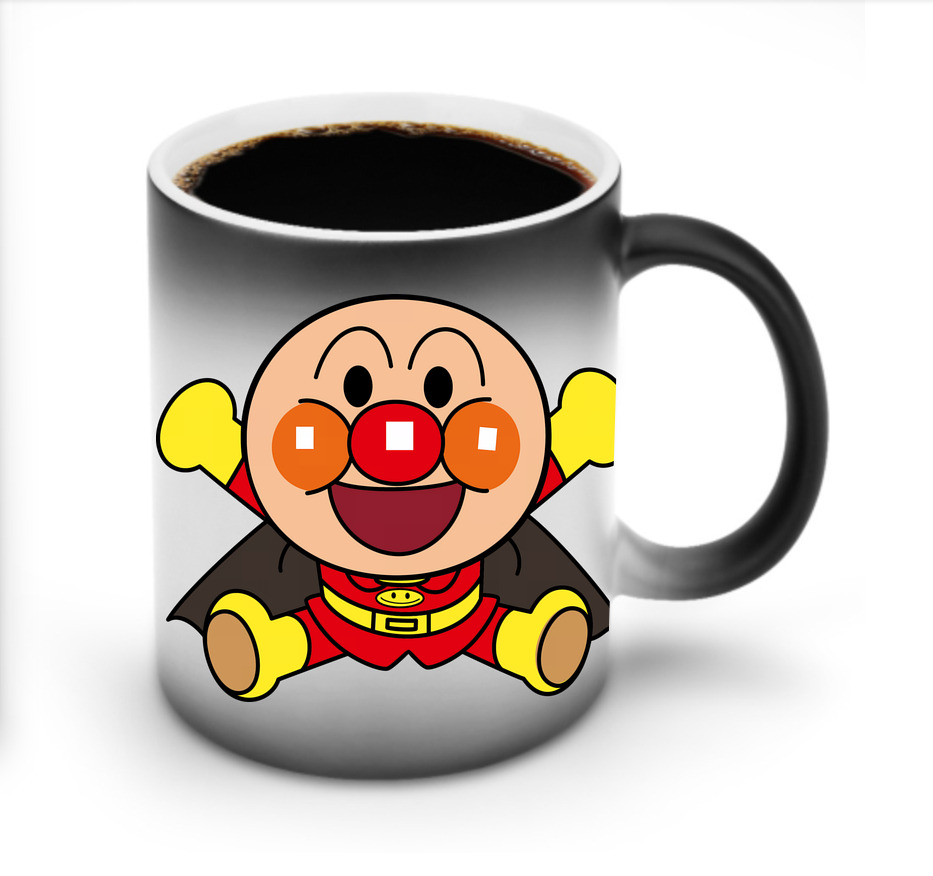 （画像用） アンパンマン Anpanman 温度変色マグカップ