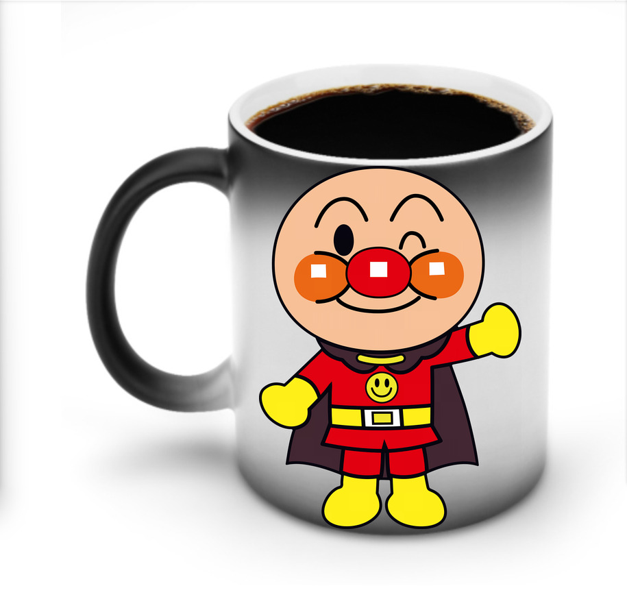 （画像用） アンパンマン Anpanman 温度変色マグカップ