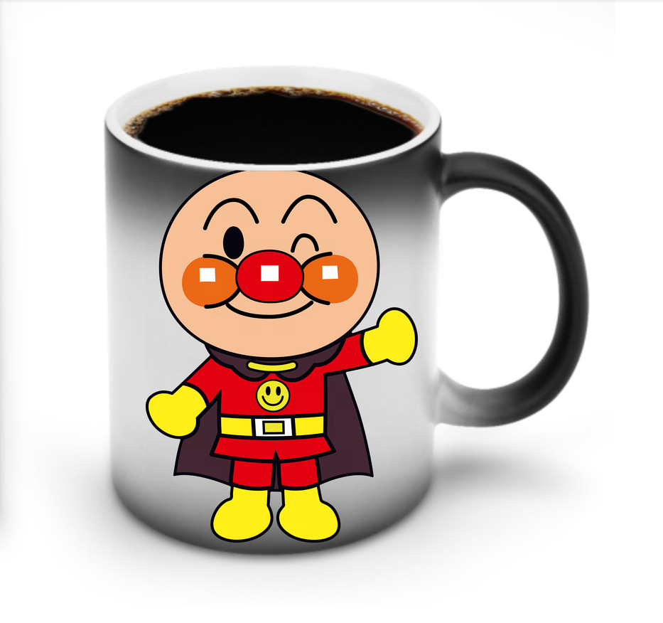 （画像用） アンパンマン Anpanman 温度変色マグカップ