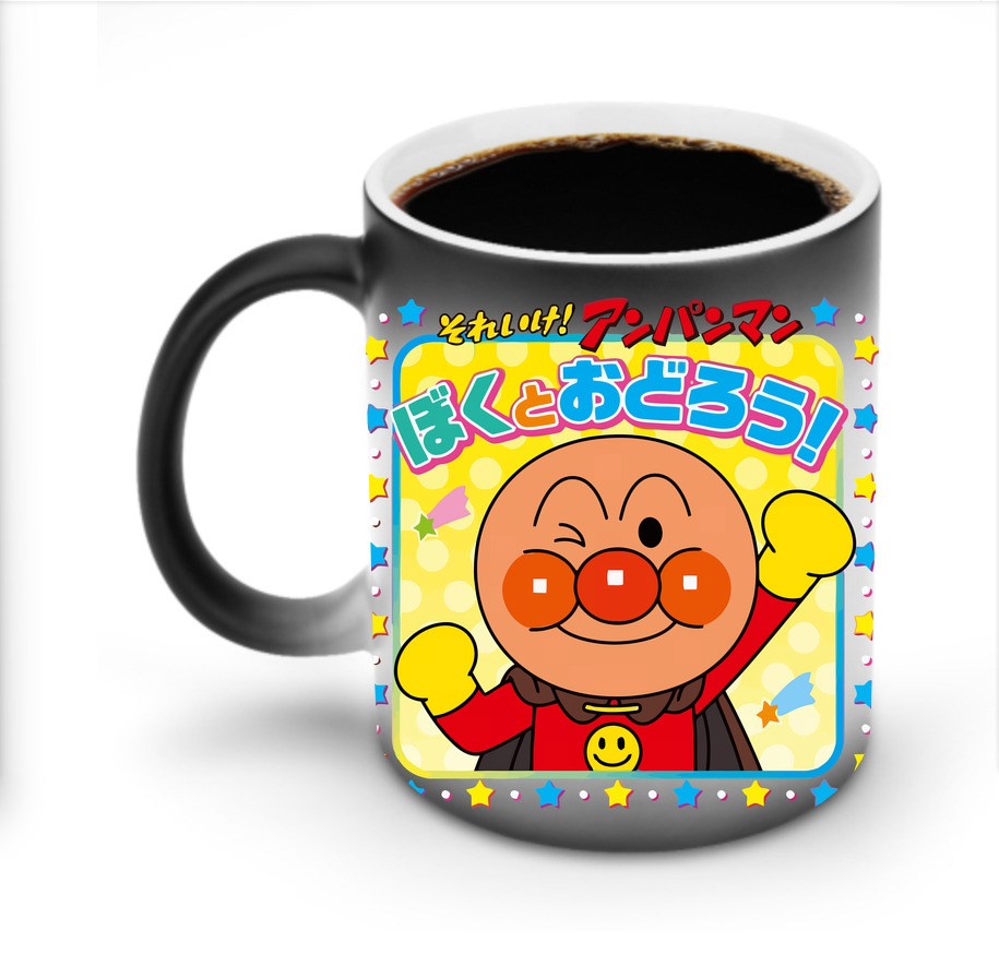 （画像用） アンパンマン Anpanman 温度変色マグカップ