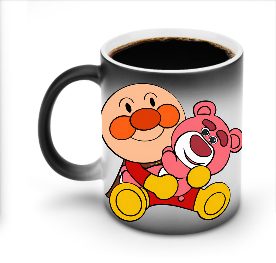 （画像用） アンパンマン Anpanman 温度変色マグカップ
