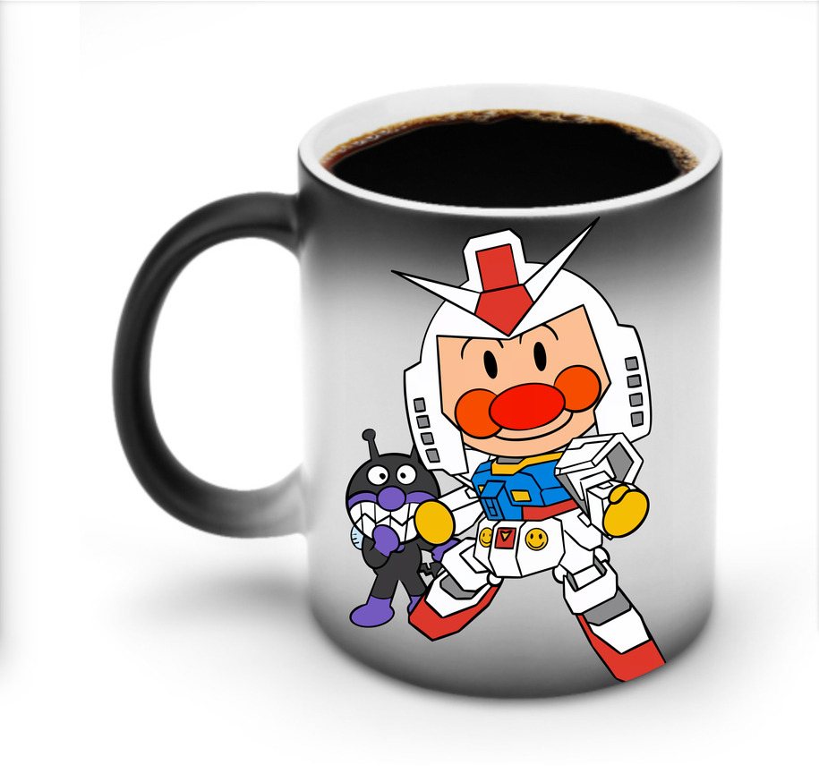 （画像用） アンパンマン Anpanman 温度変色マグカップ