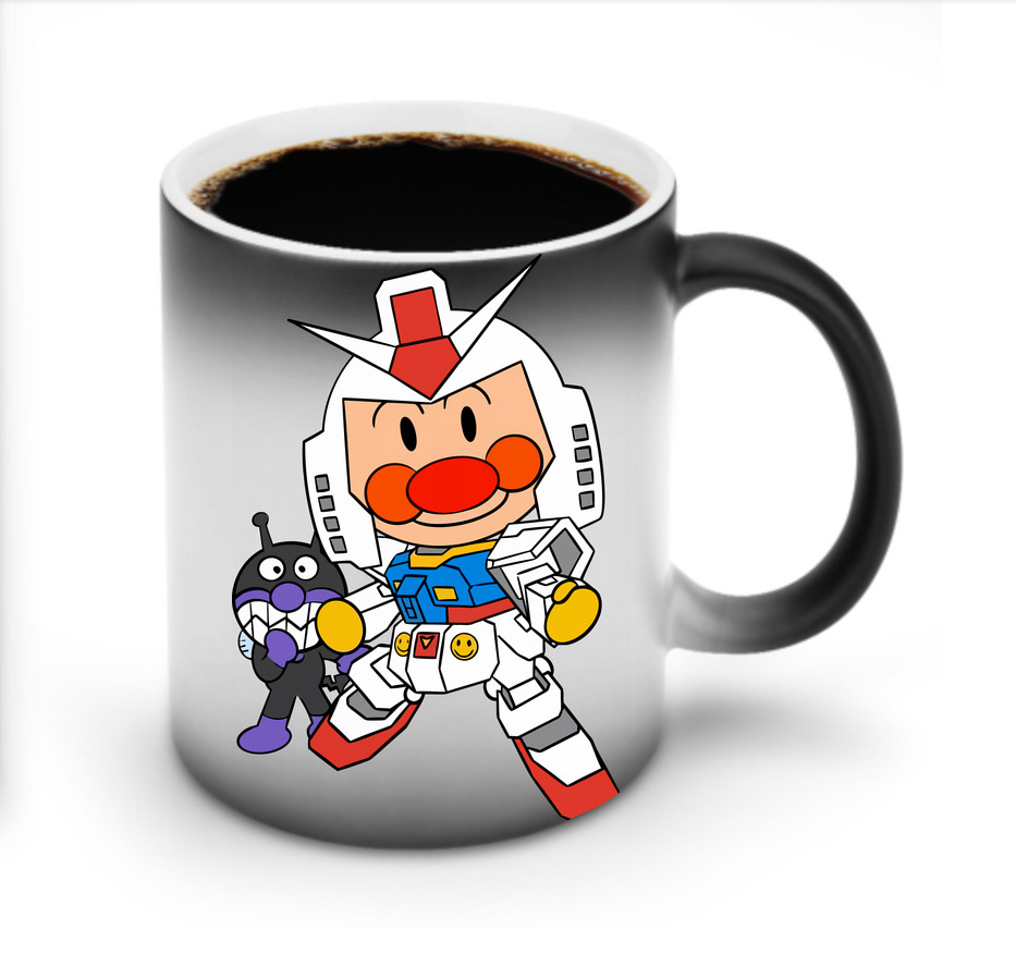 （画像用） アンパンマン Anpanman 温度変色マグカップ