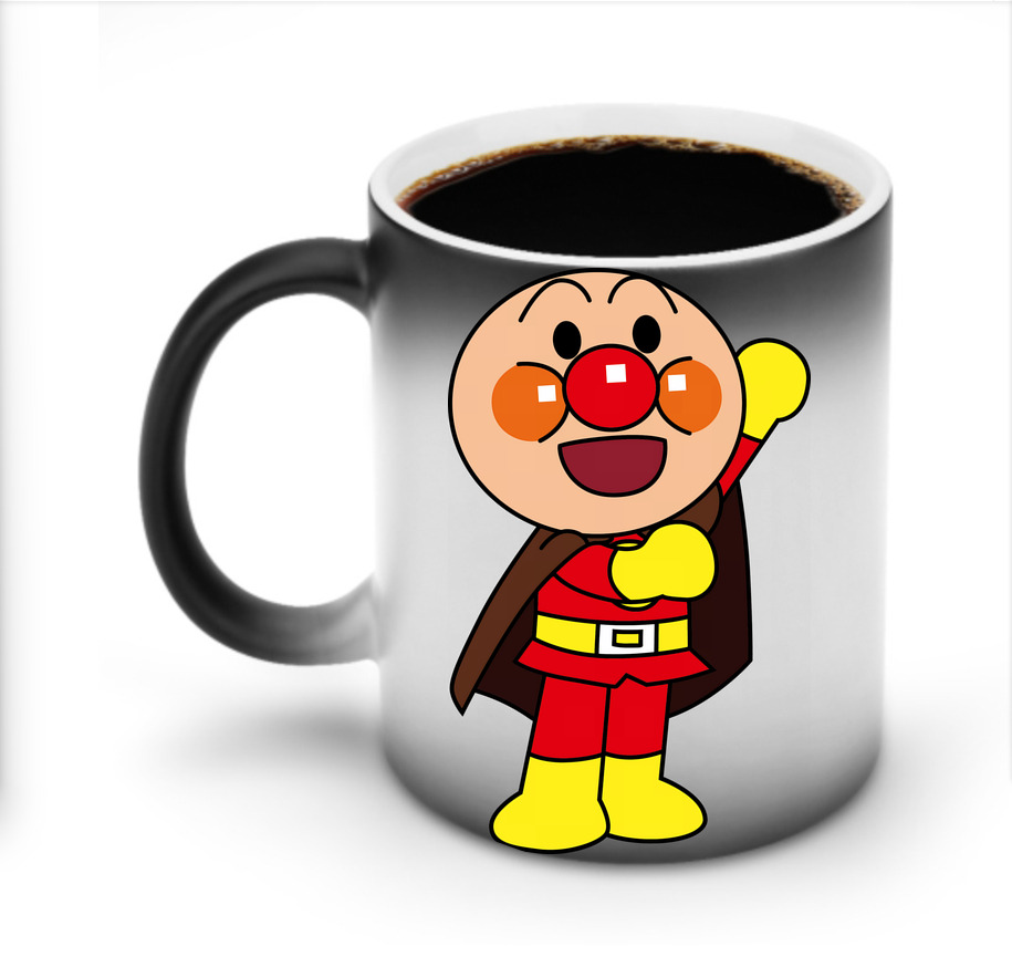（画像用） アンパンマン Anpanman 温度変色マグカップ