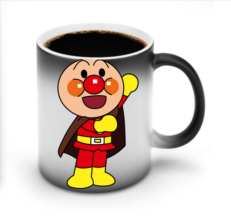（画像用） アンパンマン Anpanman 温度変色マグカップ