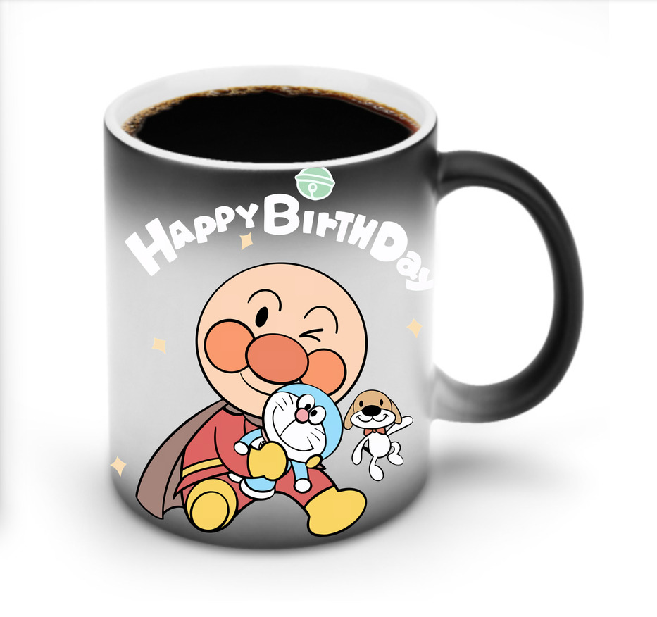 （画像用） アンパンマン Anpanman 温度変色マグカップ