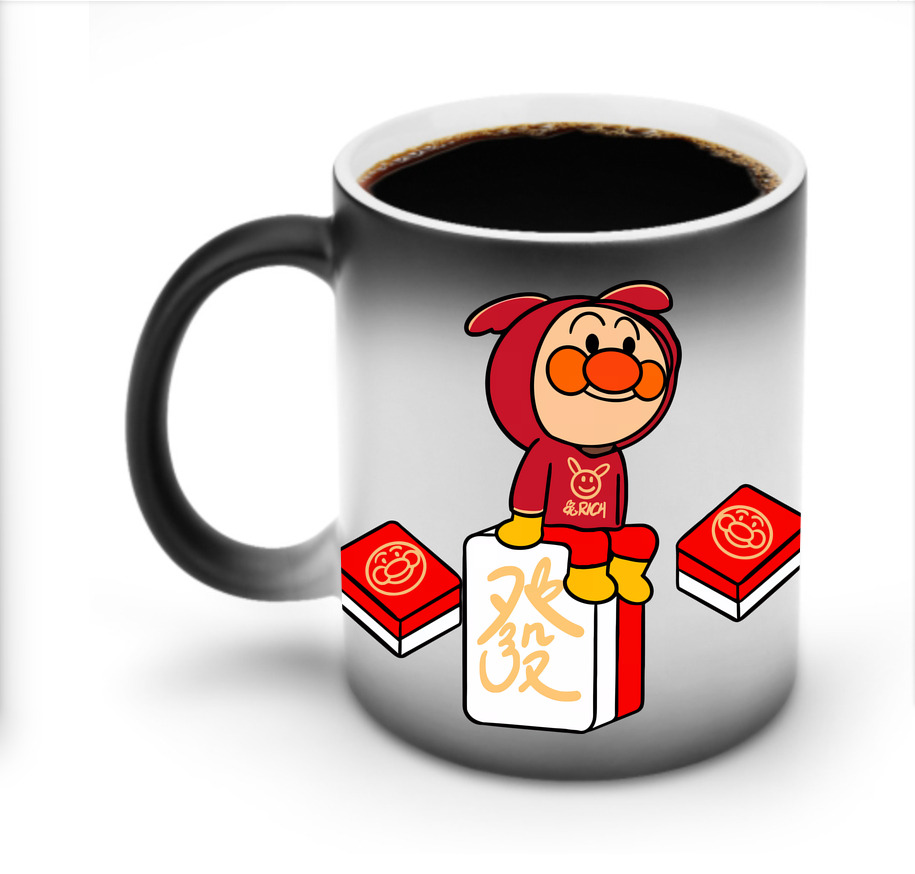 （画像用） アンパンマン Anpanman 温度変色マグカップ