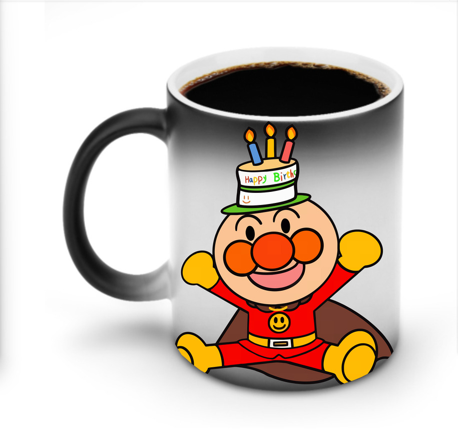 （画像用） アンパンマン Anpanman 温度変色マグカップ